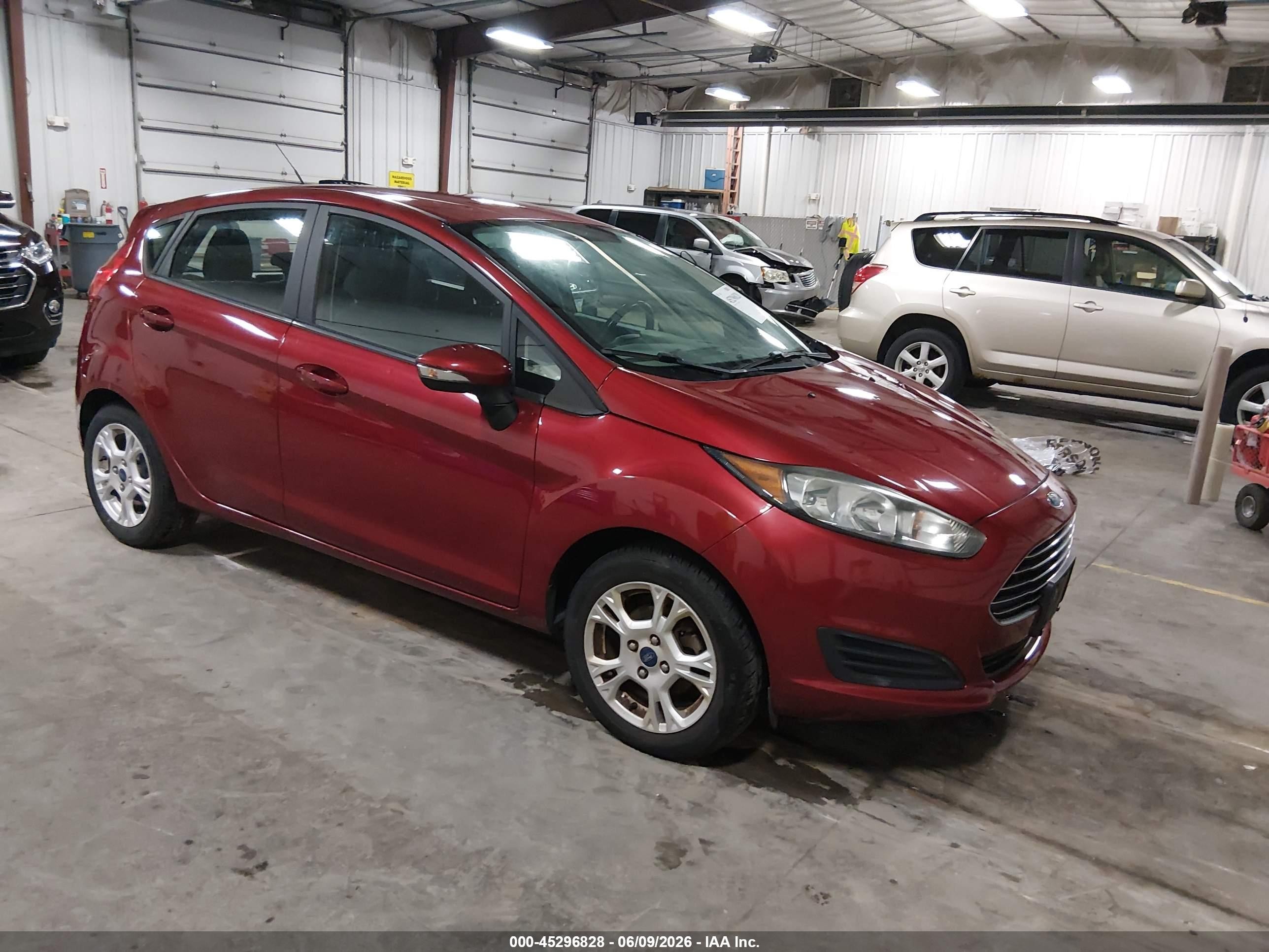 2015 Ford Fiesta Se Red vin: 3FADP4EJ1FM148546