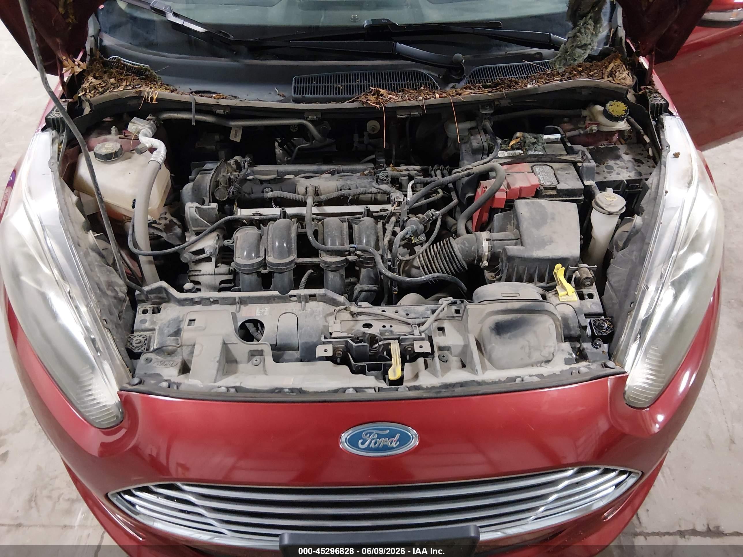 2015 Ford Fiesta Se Red vin: 3FADP4EJ1FM148546