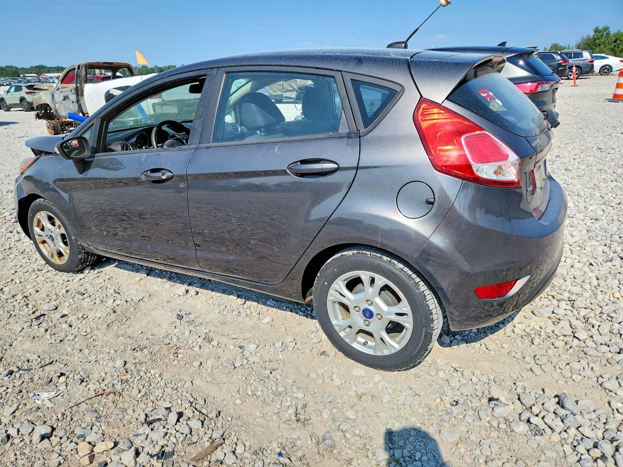 2015 Ford Fiesta Se Gray vin: 3FADP4EJ1FM164004