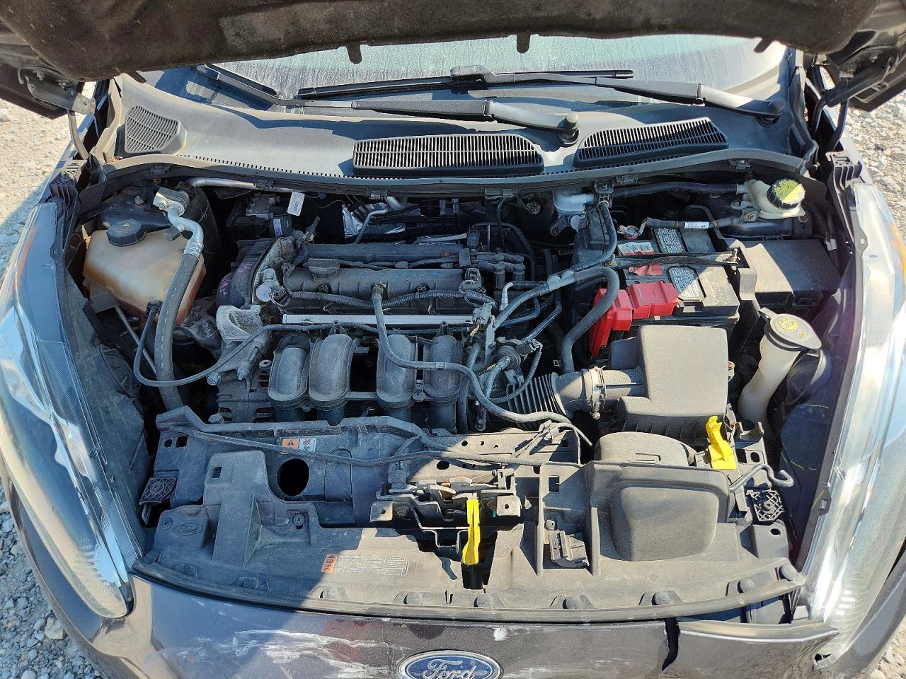 2015 Ford Fiesta Se Gray vin: 3FADP4EJ1FM164004