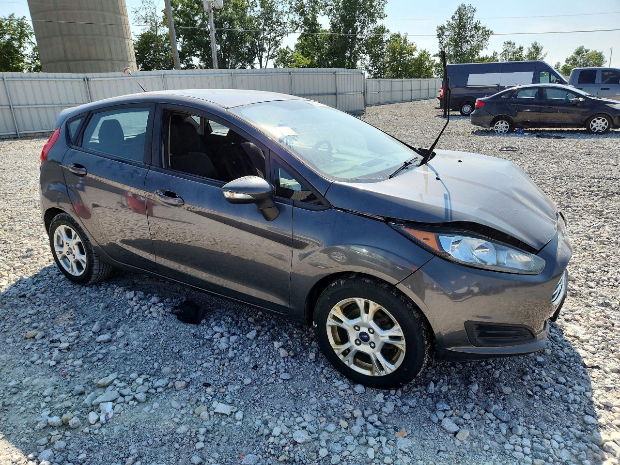 2015 Ford Fiesta Se Gray vin: 3FADP4EJ1FM164004