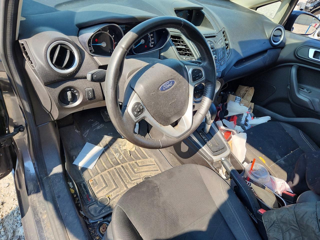 2015 Ford Fiesta Se Gray vin: 3FADP4EJ1FM164004