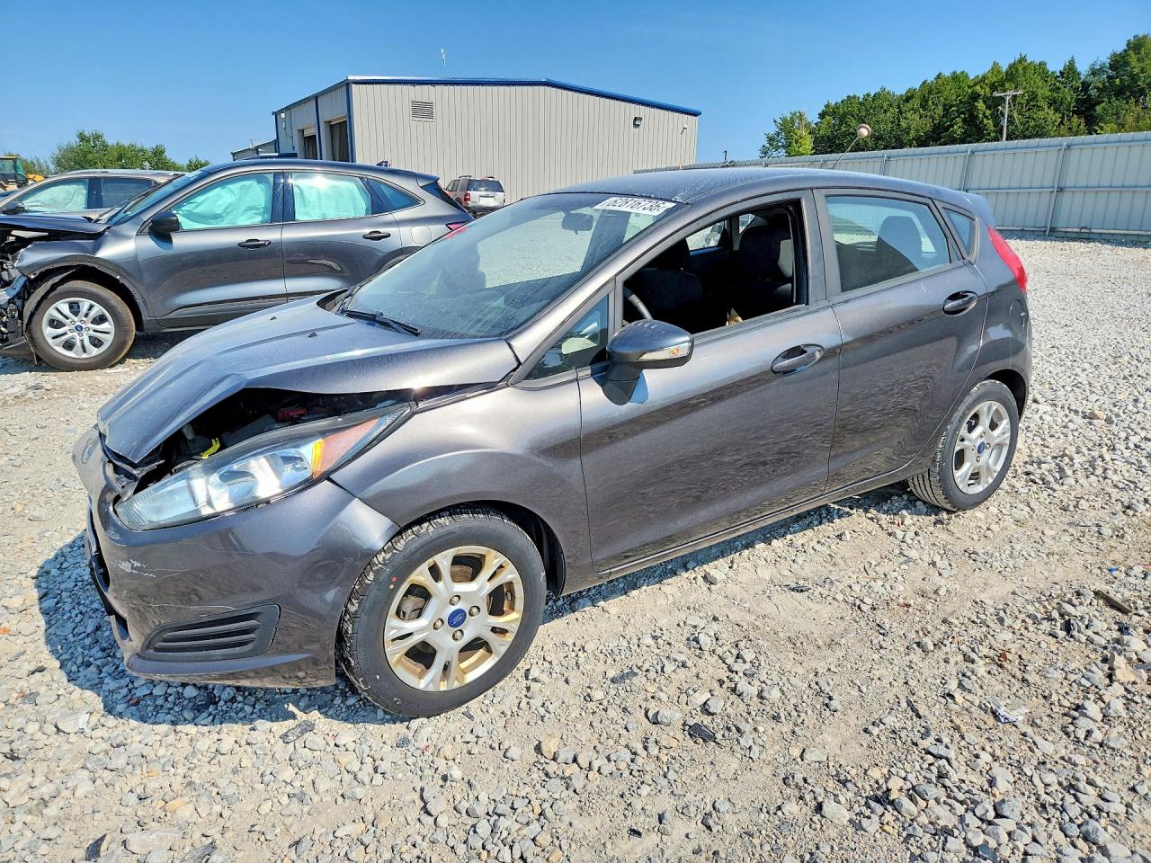 2015 Ford Fiesta Se Gray vin: 3FADP4EJ1FM164004