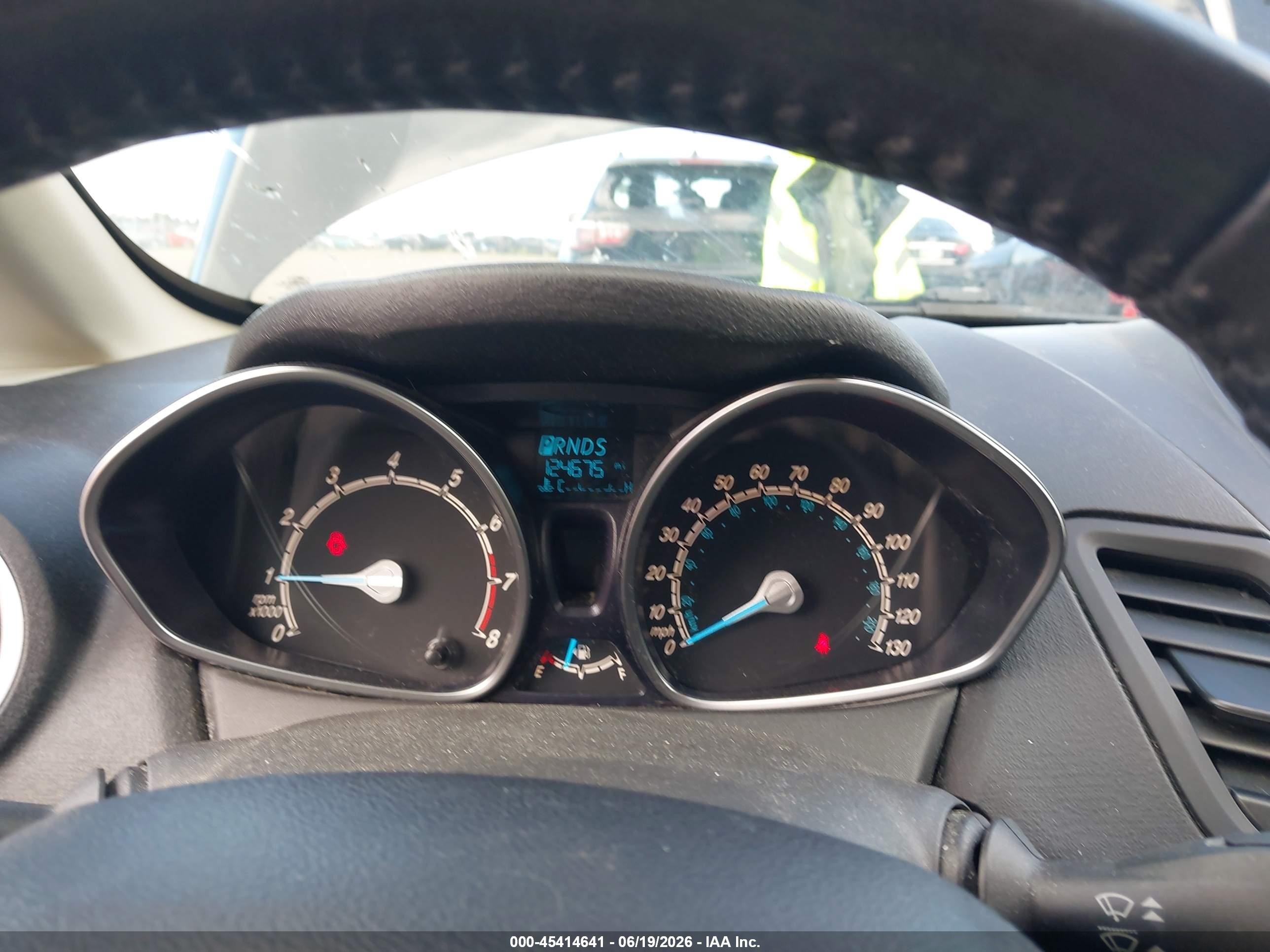 2015 Ford Fiesta Se Black vin: 3FADP4EJ1FM167517