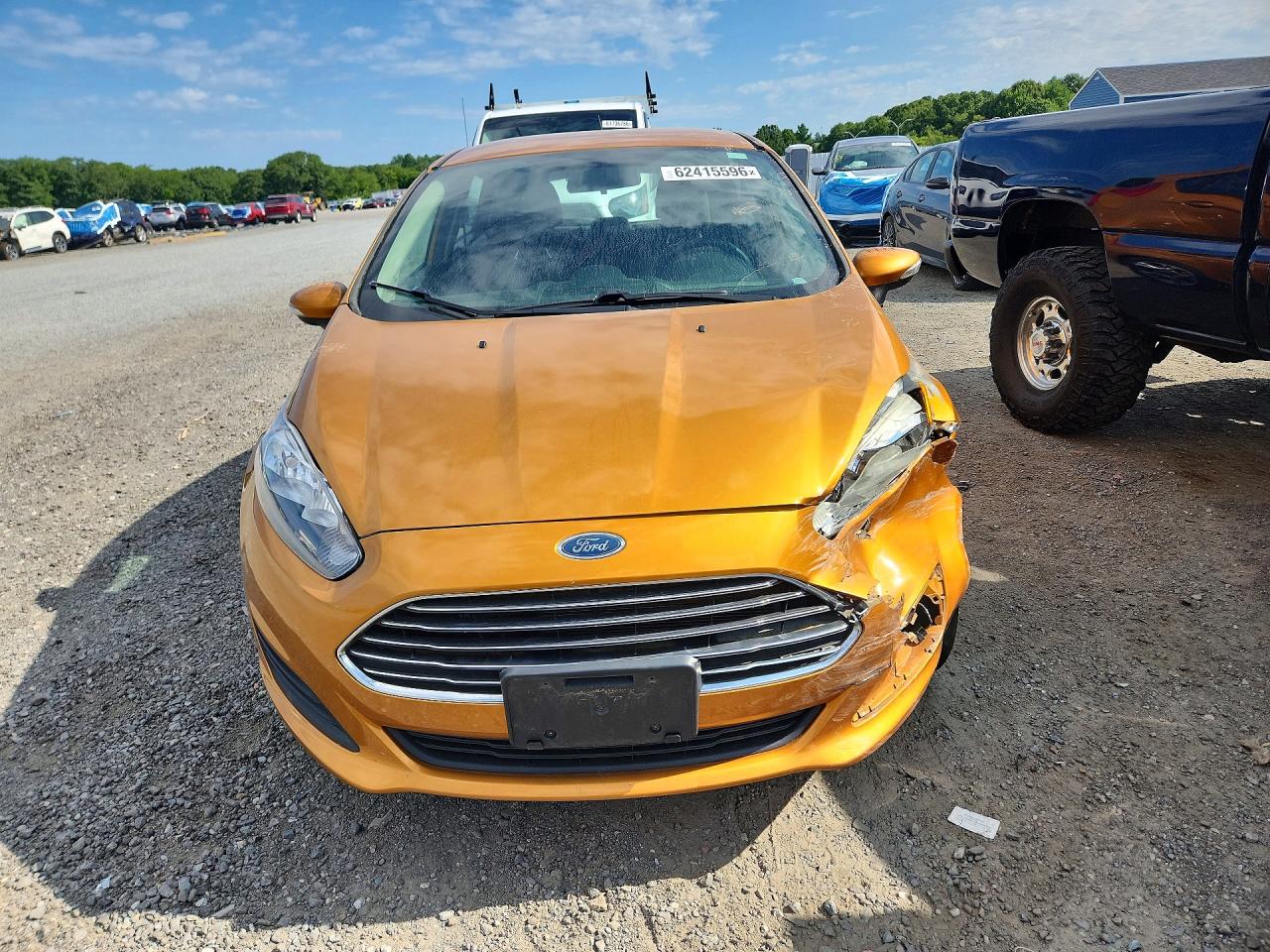 2016 Ford Fiesta Se Оранжевый vin: 3FADP4EJ1GM174680