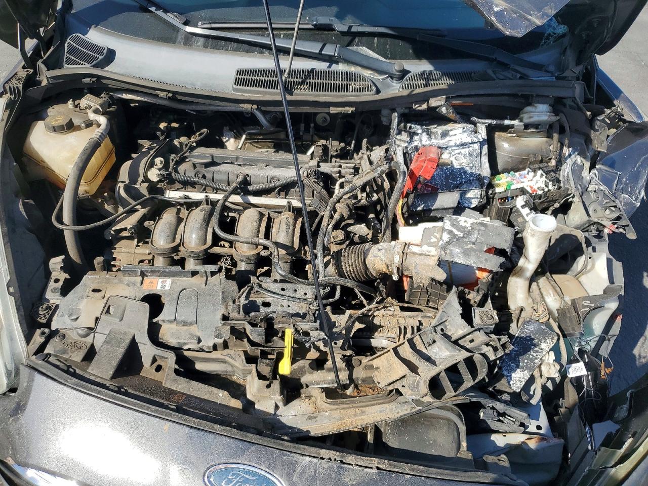 2016 Ford Fiesta Se Серый vin: 3FADP4EJ1GM174713