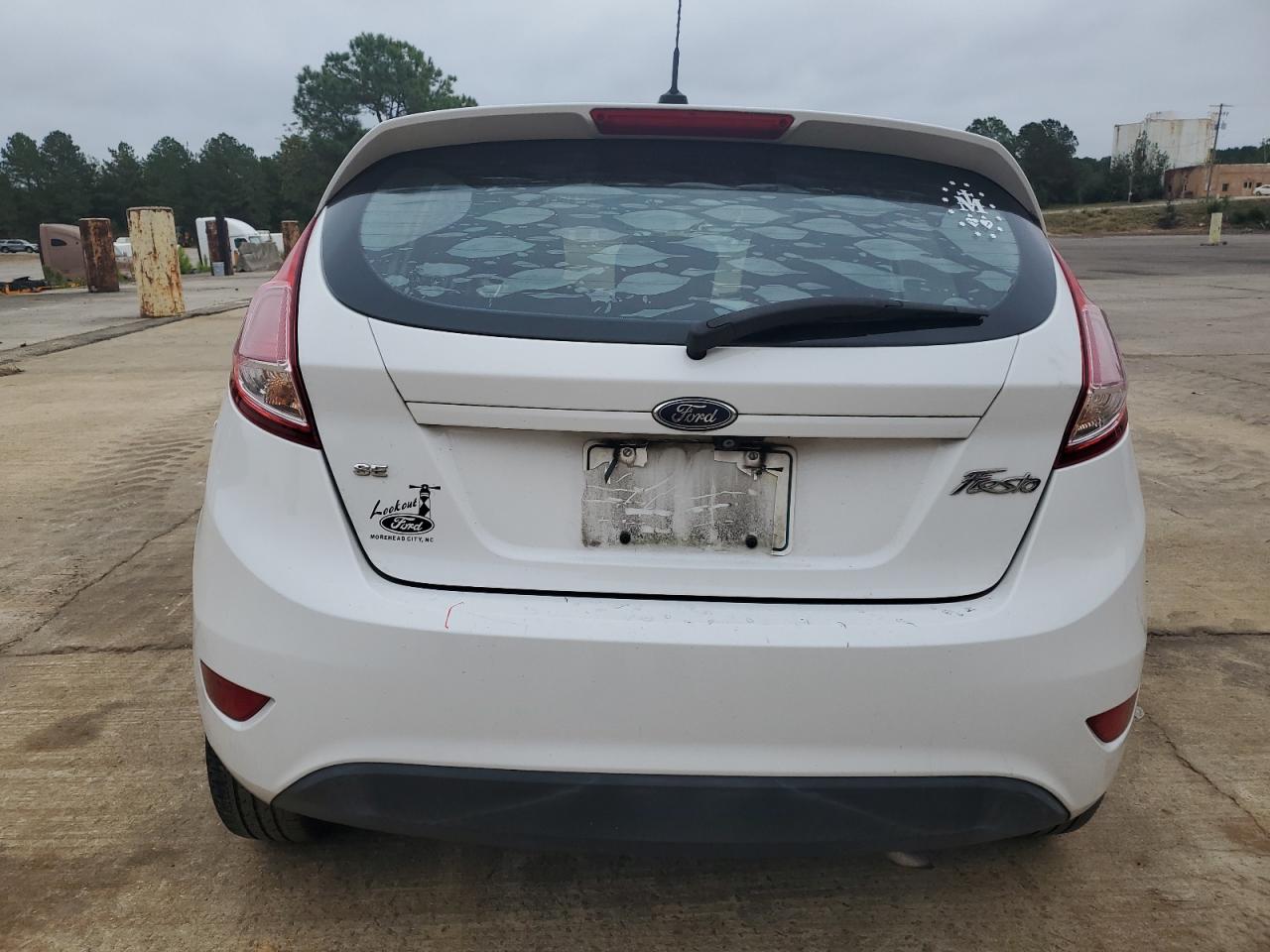 2018 Ford Fiesta Se White vin: 3FADP4EJ1JM105852