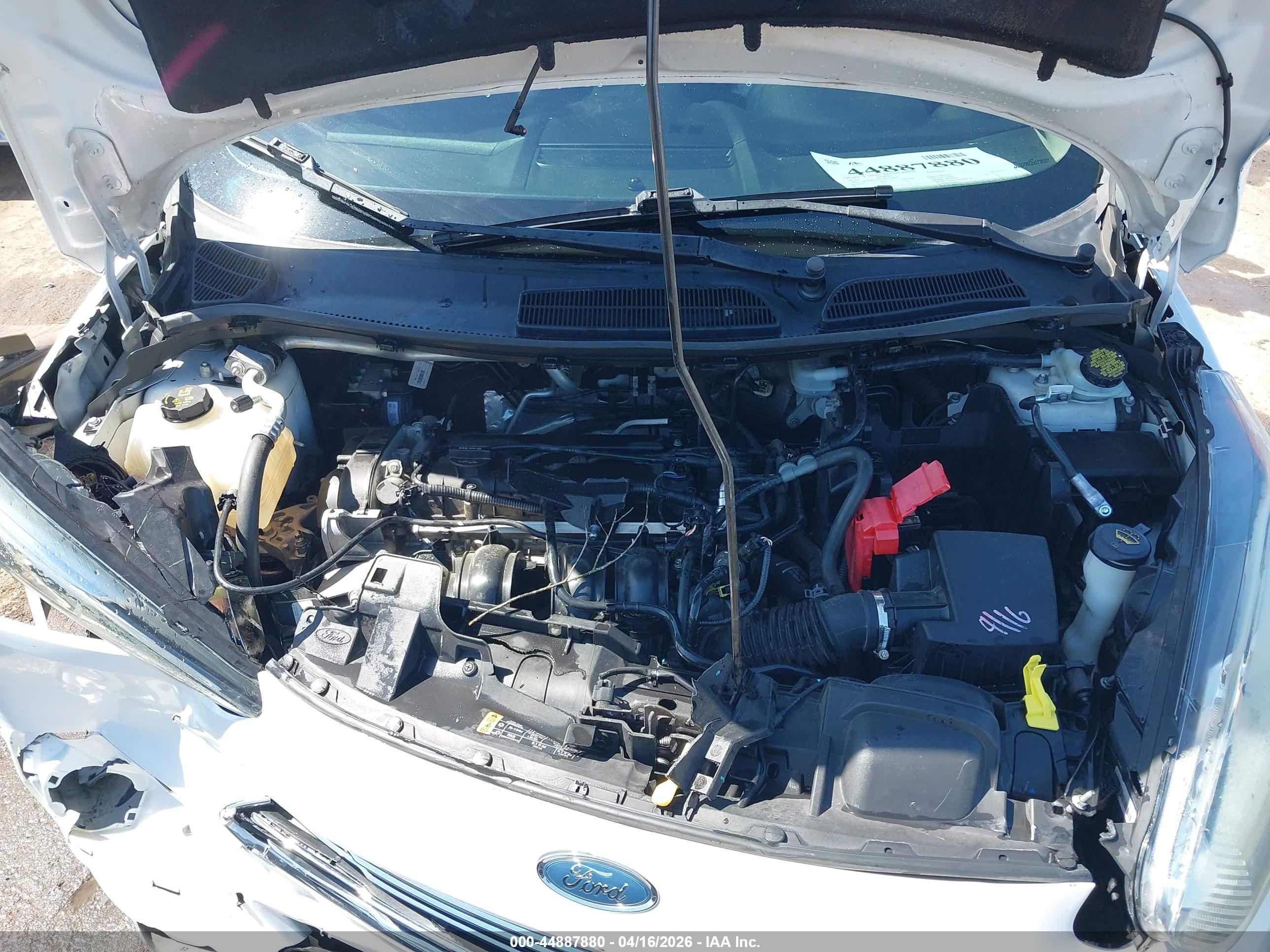 2018 Ford Fiesta Se White vin: 3FADP4EJ1JM110629