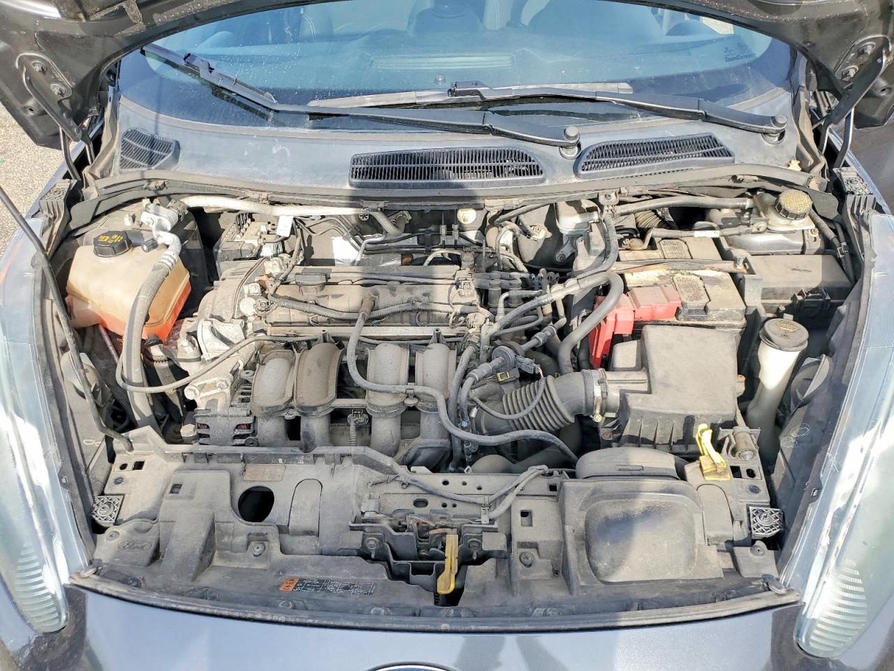 2018 Ford Fiesta Se Gray vin: 3FADP4EJ1JM112509