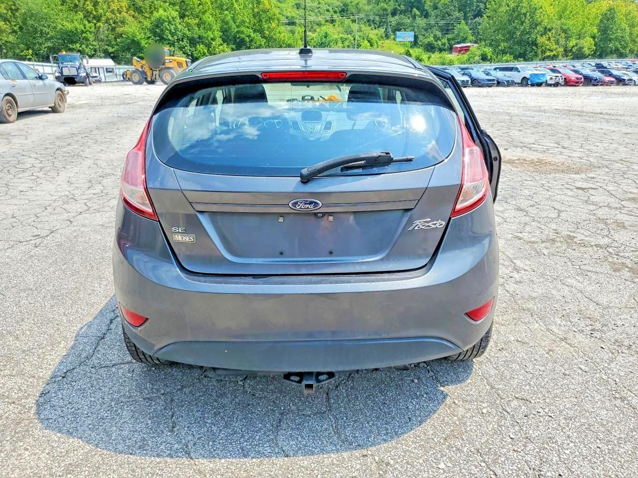 2019 Ford Fiesta Se Gray vin: 3FADP4EJ1KM130977