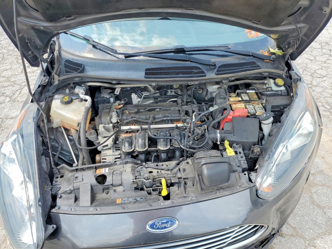 2019 Ford Fiesta Se Gray vin: 3FADP4EJ1KM130977