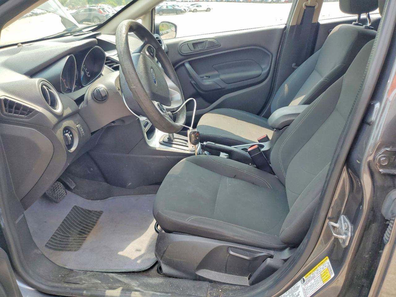 2019 Ford Fiesta Se Gray vin: 3FADP4EJ1KM130977