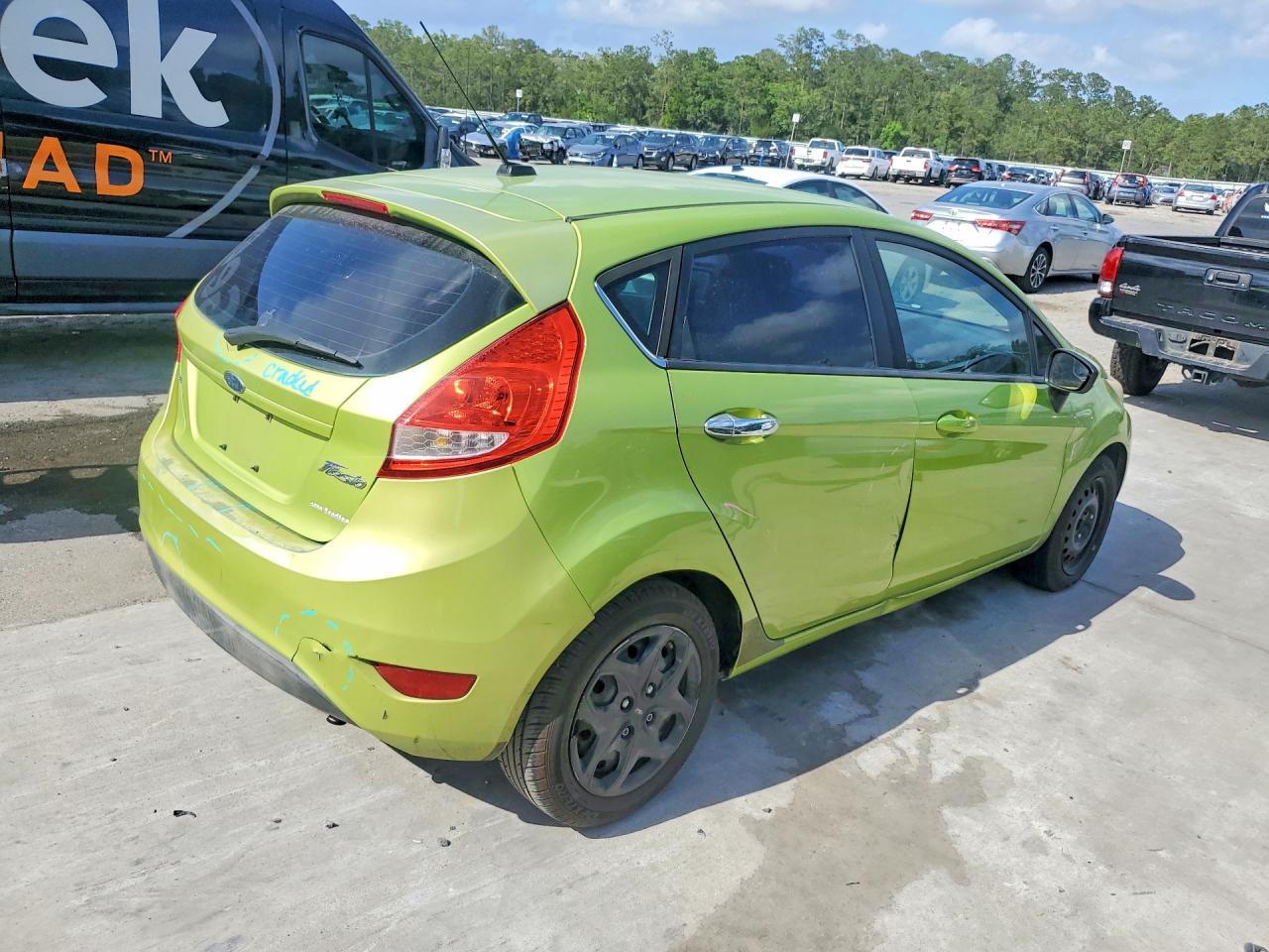 2011 Ford Fiesta Se Green vin: 3FADP4EJ2BM103657