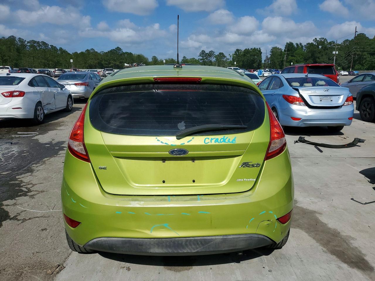 2011 Ford Fiesta Se Green vin: 3FADP4EJ2BM103657
