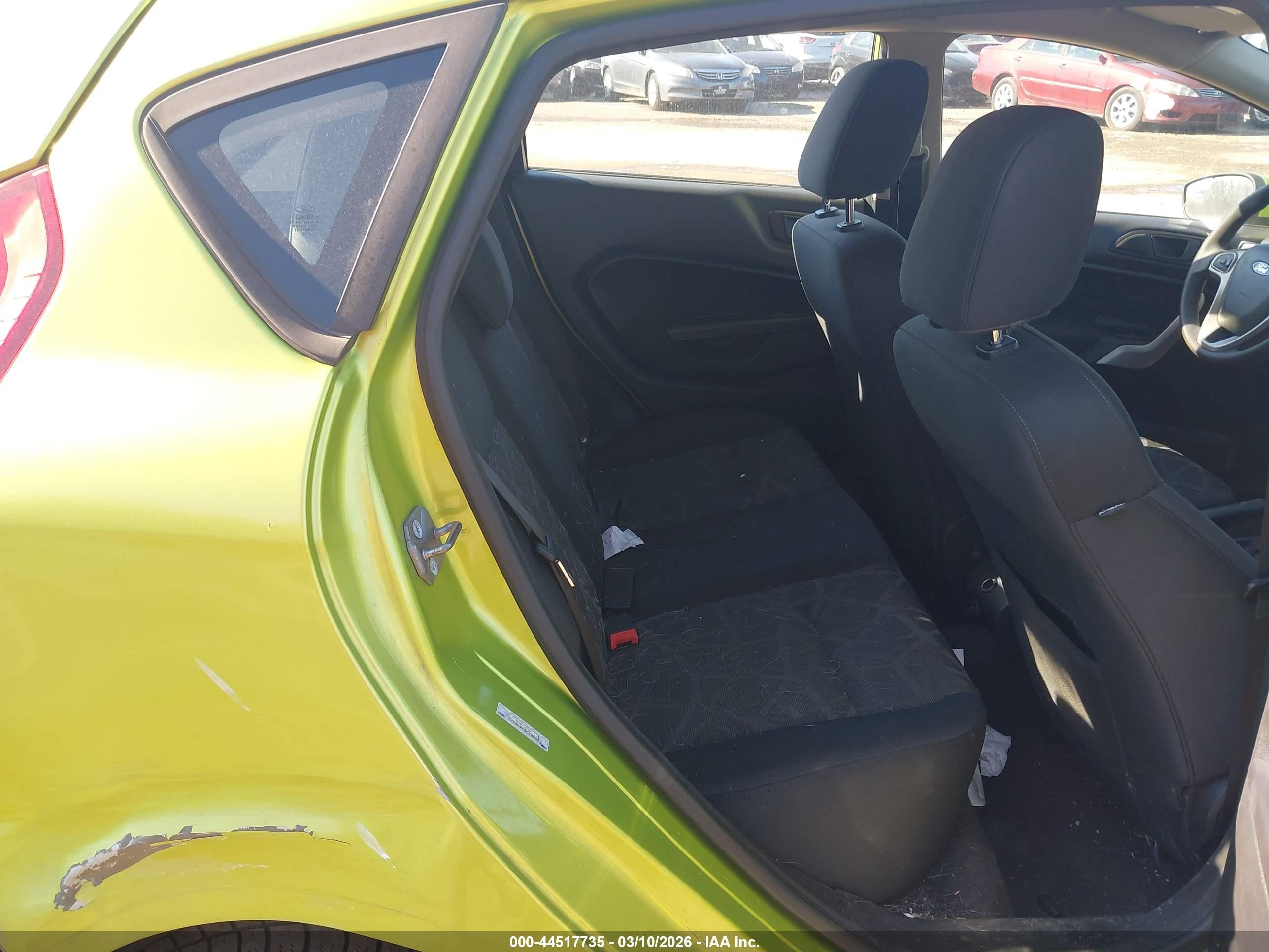 2011 Ford Fiesta Se Green vin: 3FADP4EJ2BM170632