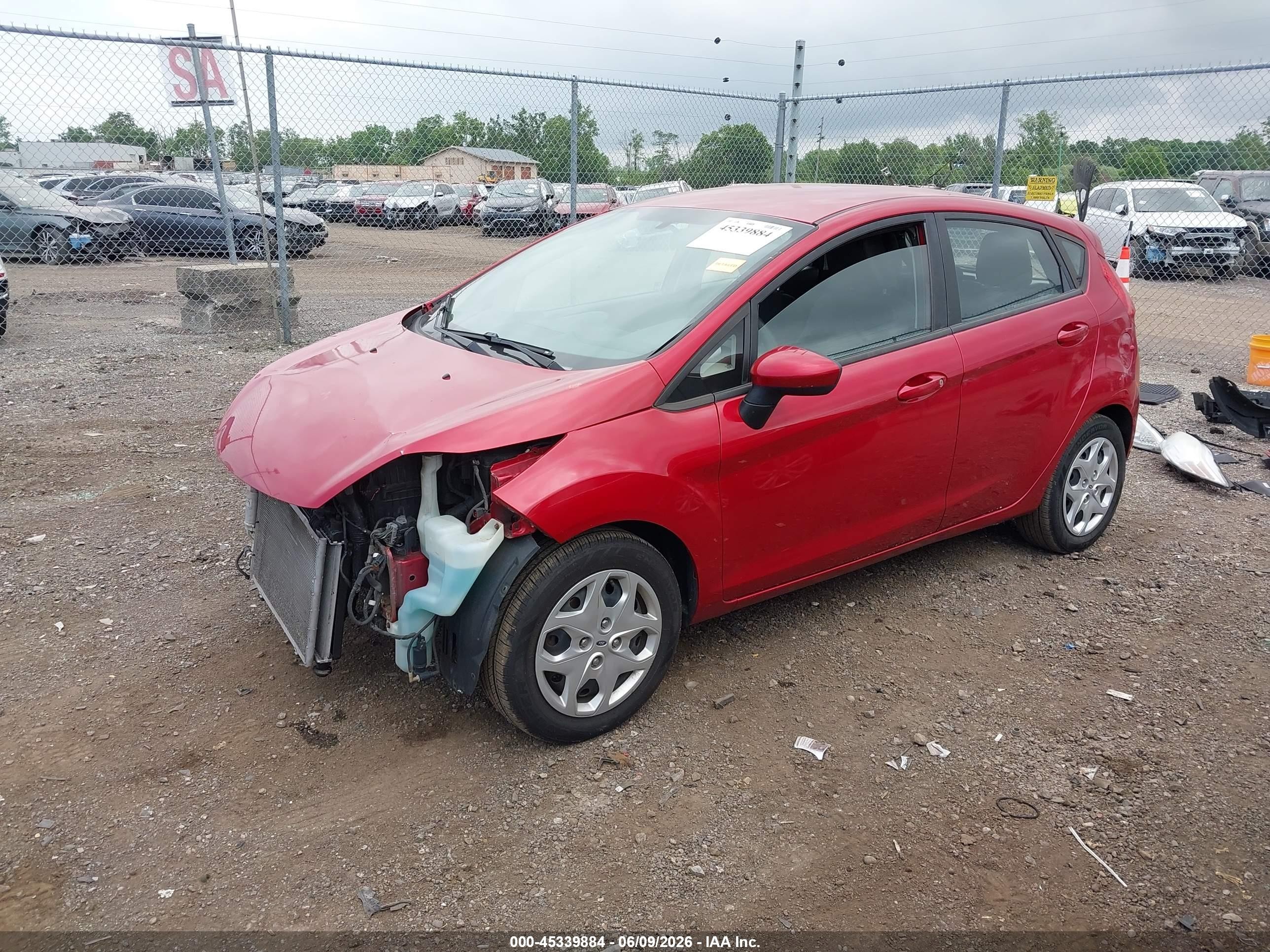2011 Ford Fiesta Se Red vin: 3FADP4EJ2BM171568