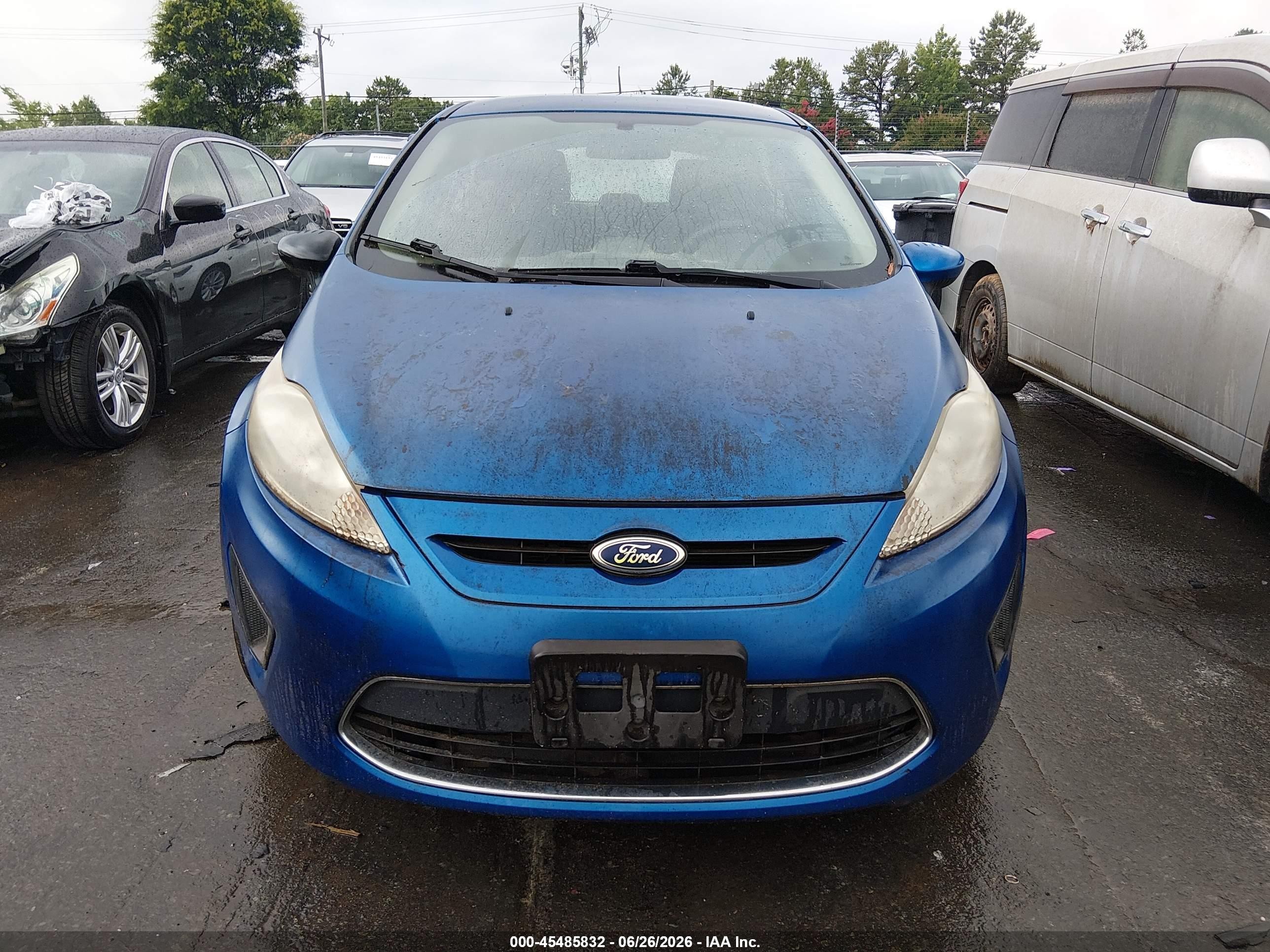2011 Ford Fiesta Se Blue vin: 3FADP4EJ2BM233471
