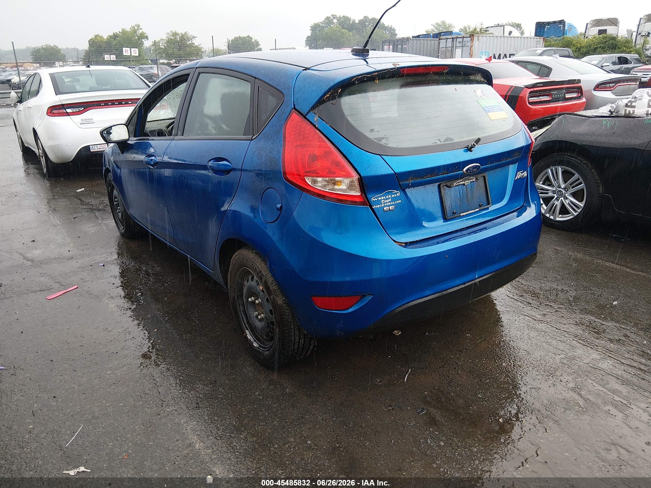 2011 Ford Fiesta Se Blue vin: 3FADP4EJ2BM233471
