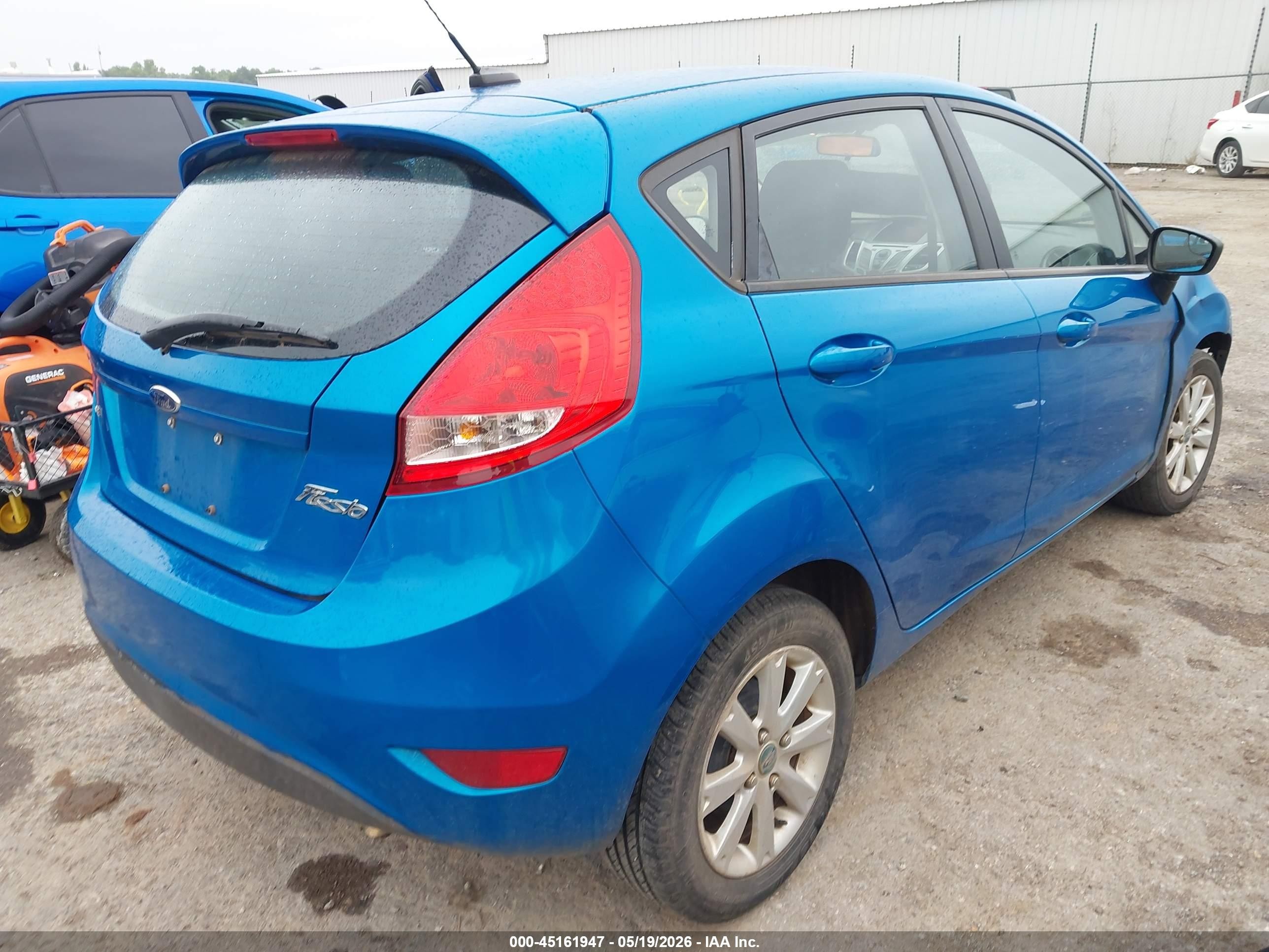 2012 Ford Fiesta Se Blue vin: 3FADP4EJ2CM102980