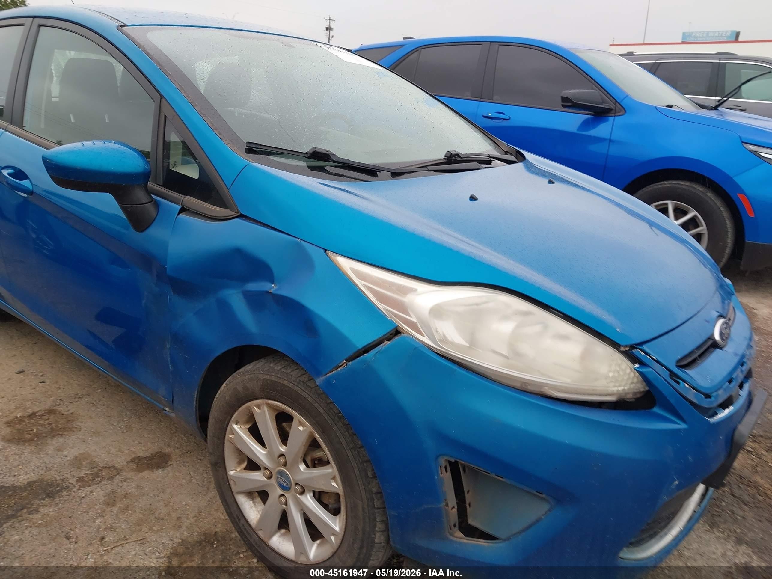 2012 Ford Fiesta Se Blue vin: 3FADP4EJ2CM102980