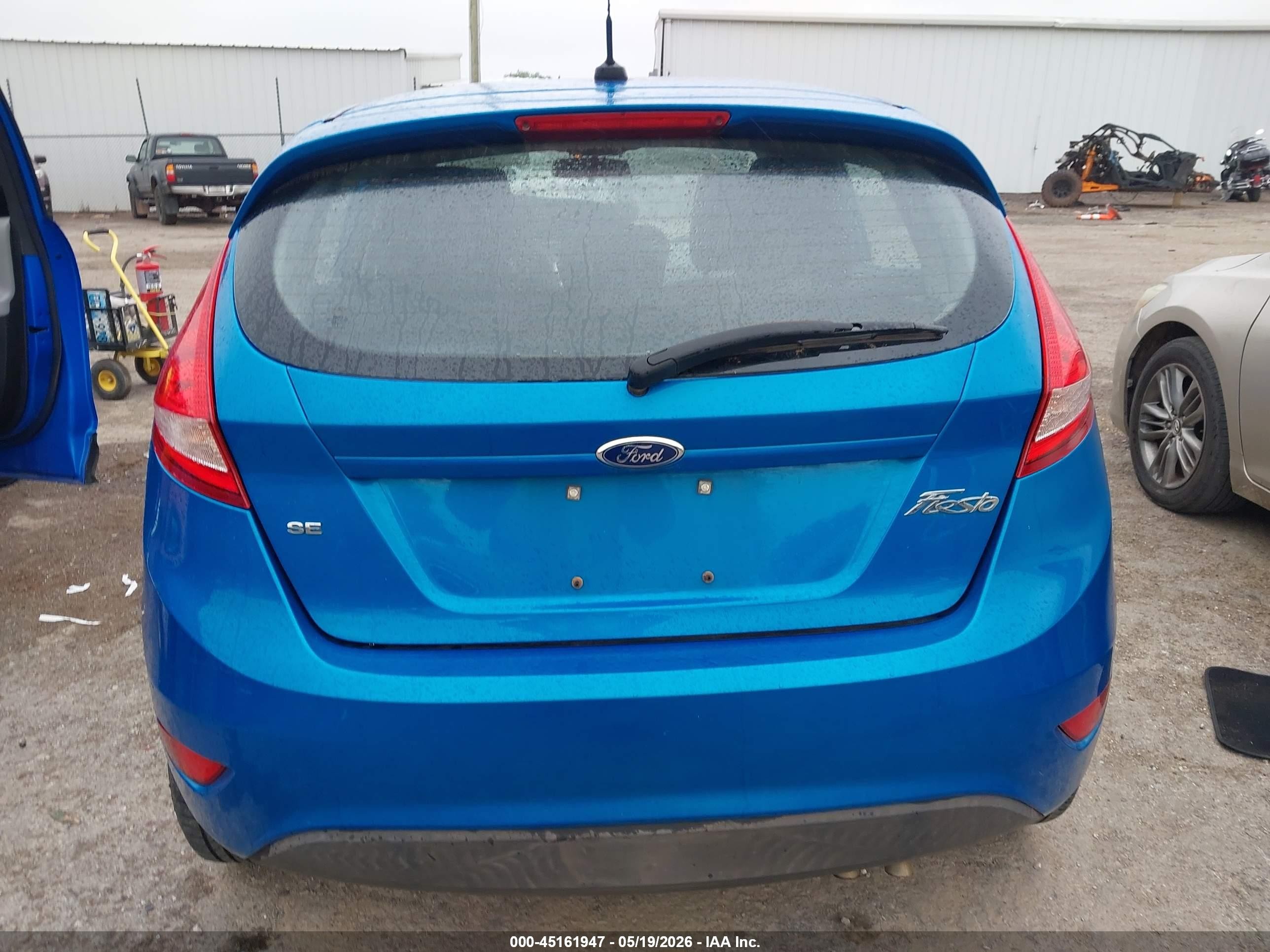 2012 Ford Fiesta Se Blue vin: 3FADP4EJ2CM102980
