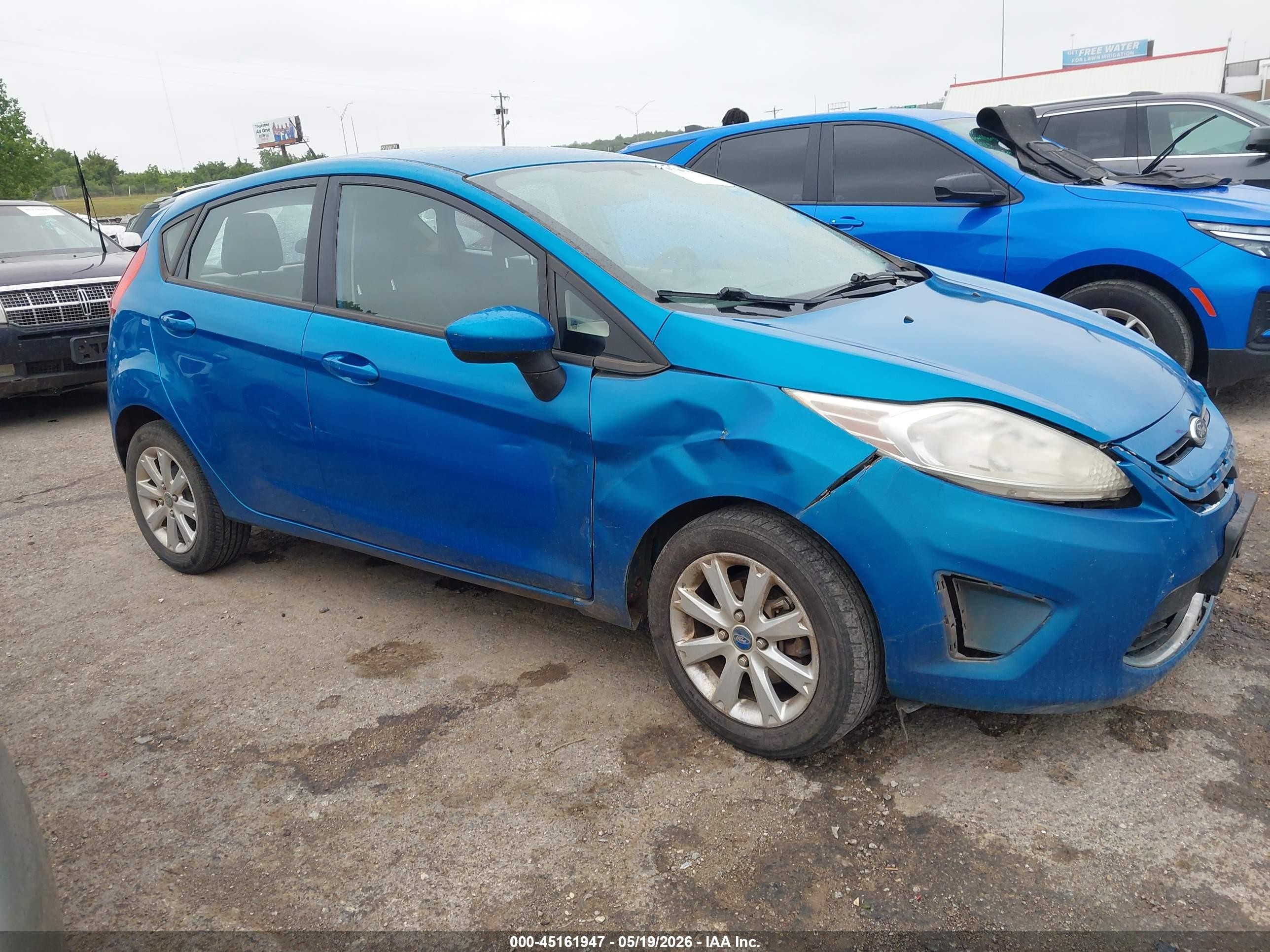 2012 Ford Fiesta Se Blue vin: 3FADP4EJ2CM102980