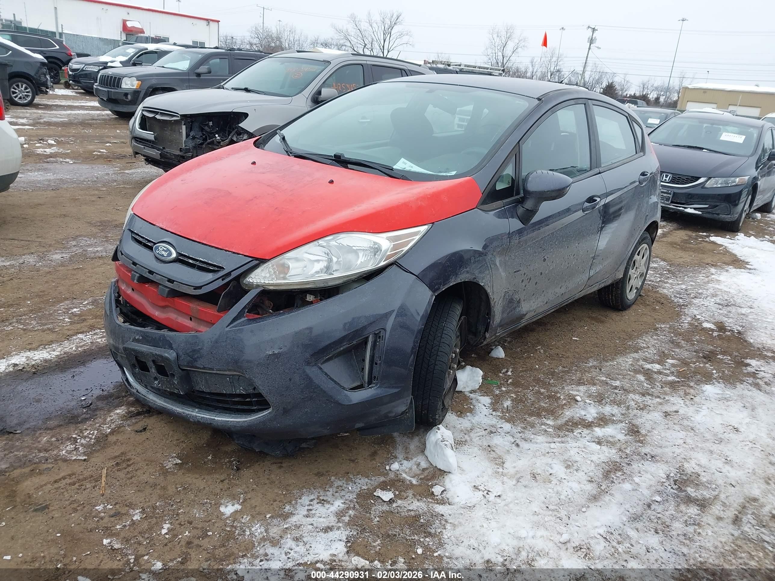 2012 Ford Fiesta Se Синий vin: 3FADP4EJ2CM157333