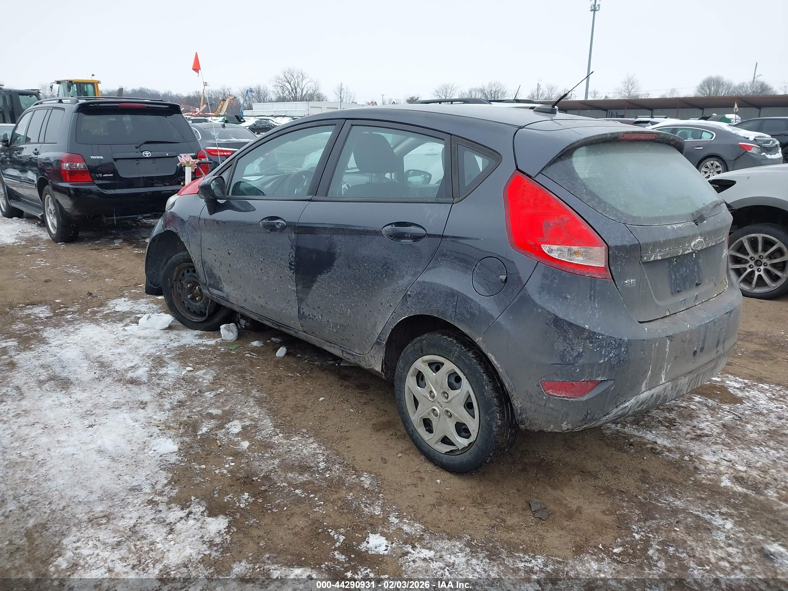 2012 Ford Fiesta Se Синий vin: 3FADP4EJ2CM157333
