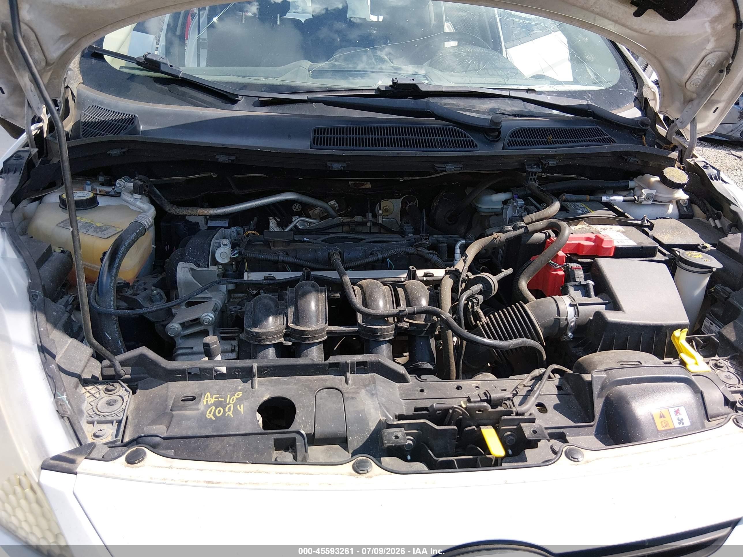 2013 Ford Fiesta Se White vin: 3FADP4EJ2DM109820