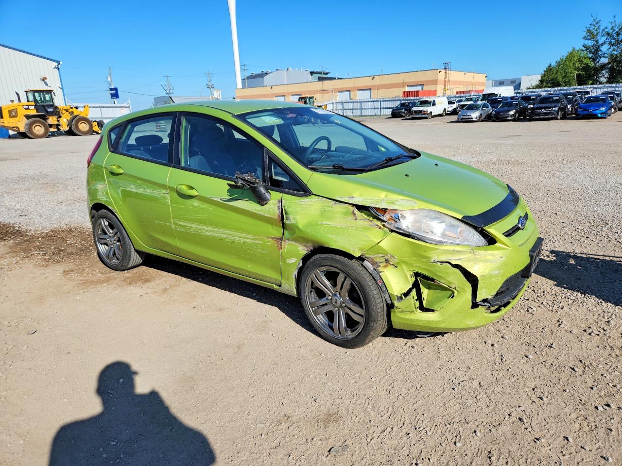 2013 Ford Fiesta Se Green vin: 3FADP4EJ2DM141697