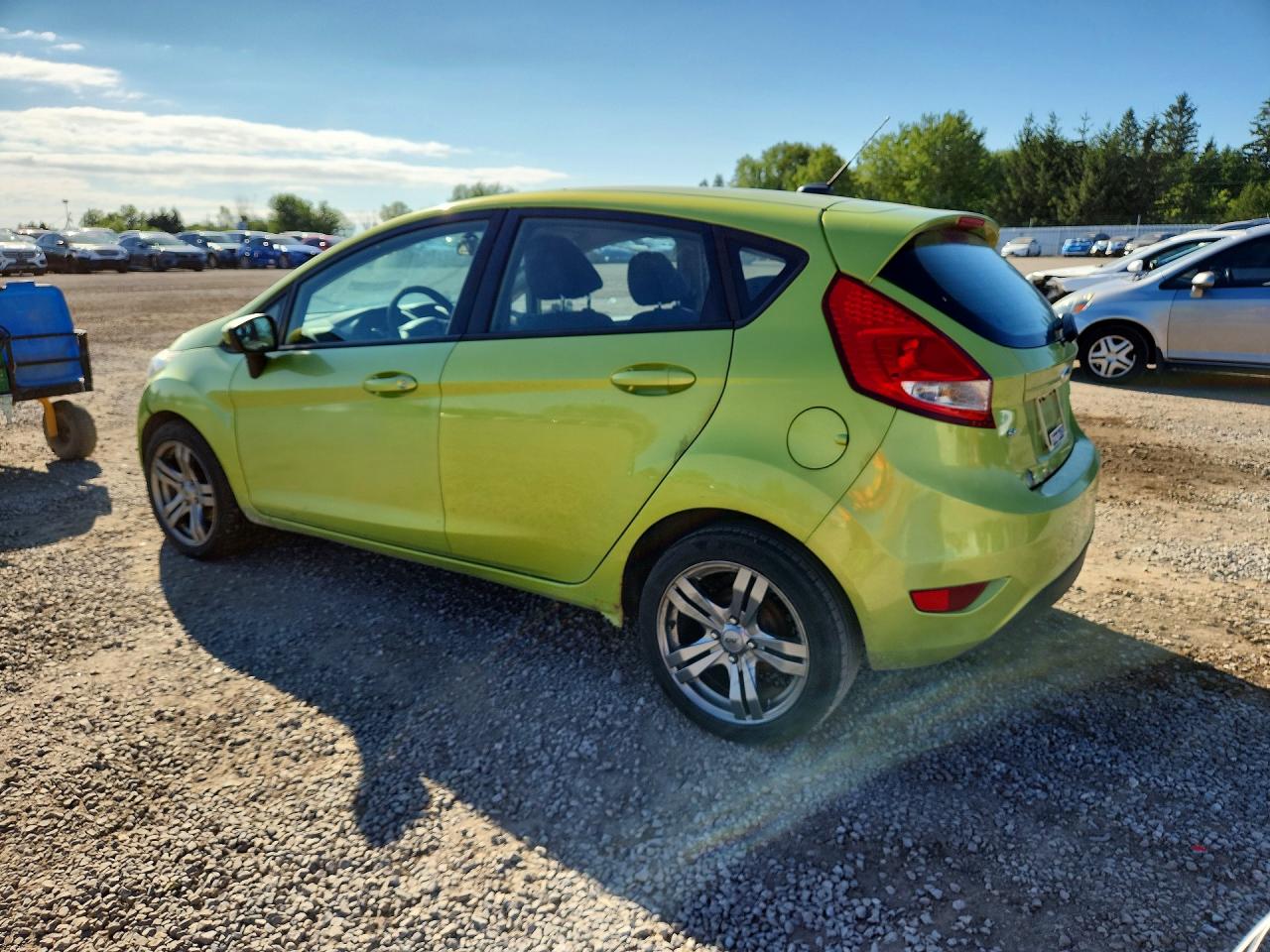 2013 Ford Fiesta Se Green vin: 3FADP4EJ2DM141697