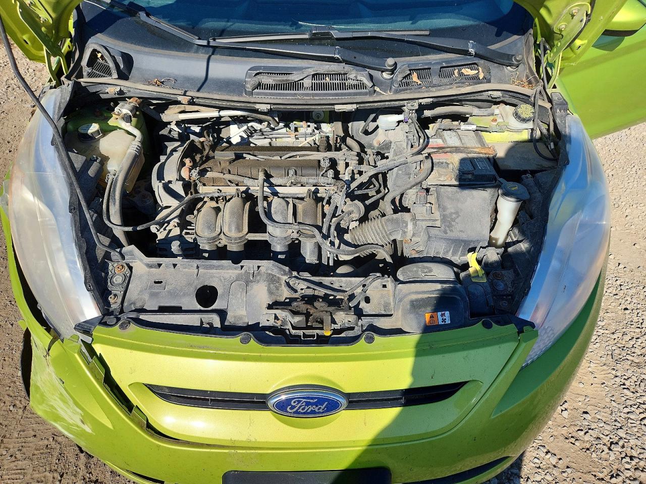 2013 Ford Fiesta Se Green vin: 3FADP4EJ2DM141697