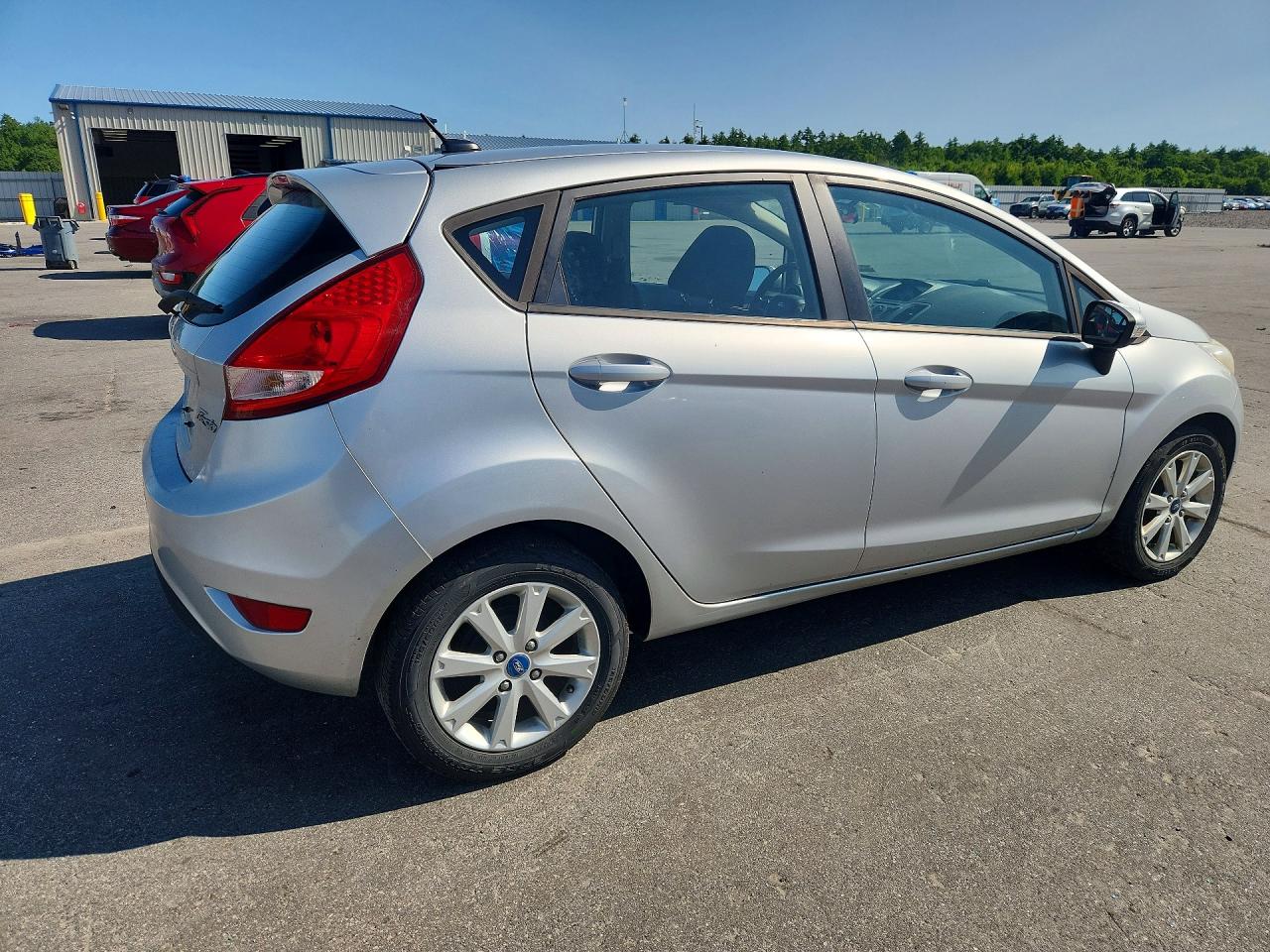 2013 Ford Fiesta Se Silver vin: 3FADP4EJ2DM178815