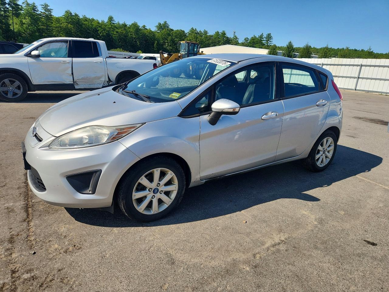 2013 Ford Fiesta Se Silver vin: 3FADP4EJ2DM178815