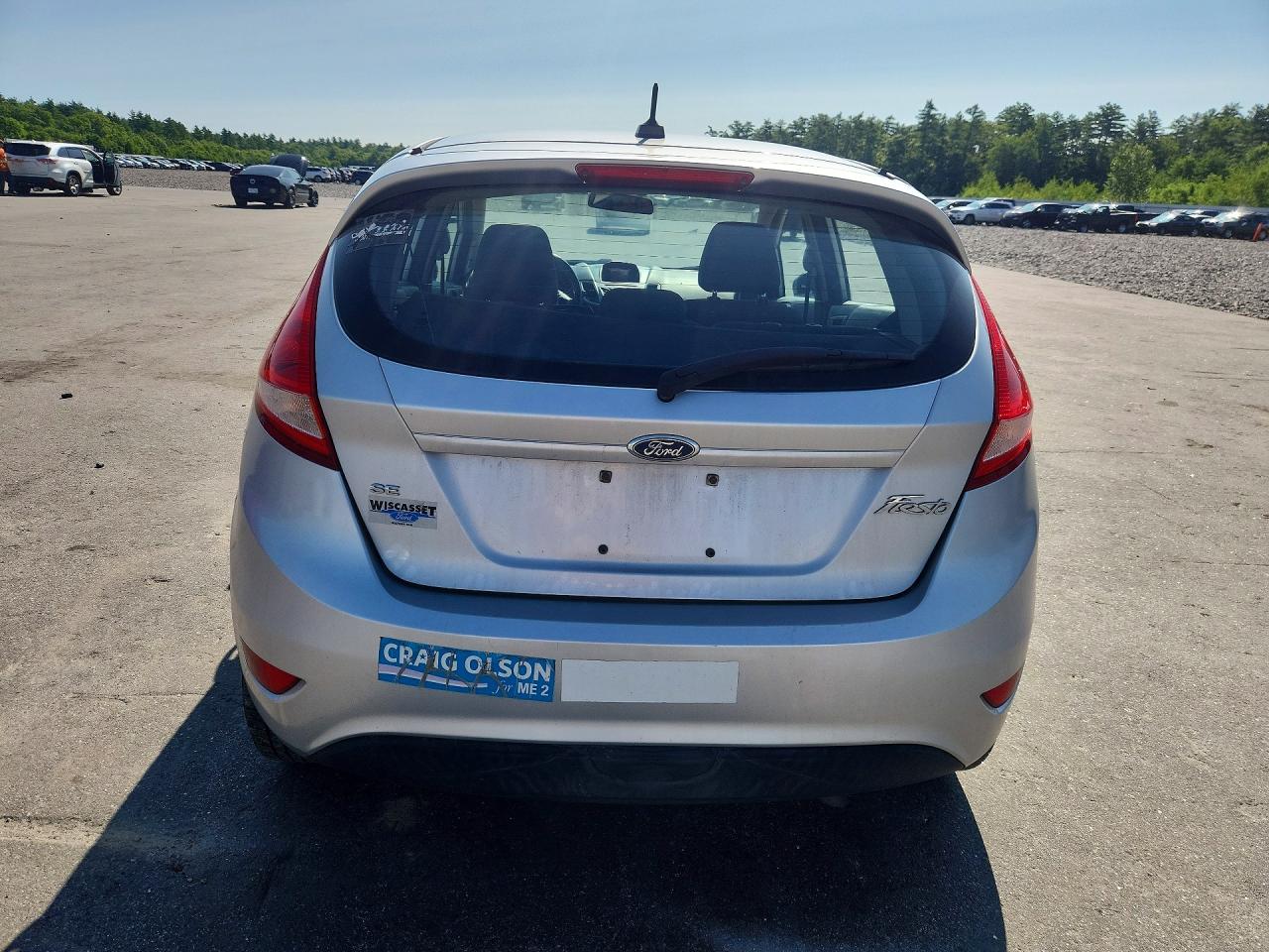 2013 Ford Fiesta Se Silver vin: 3FADP4EJ2DM178815
