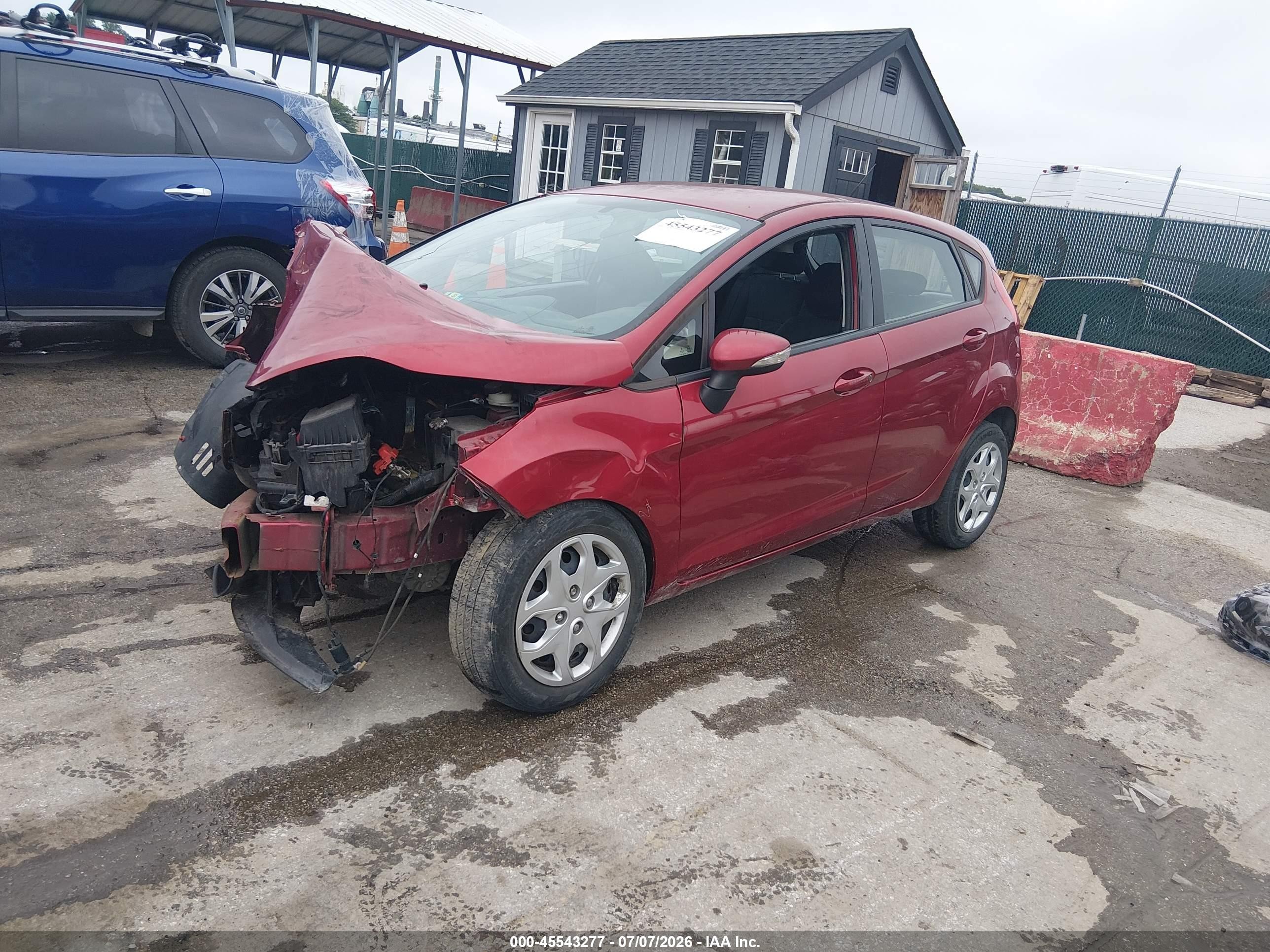 2013 Ford Fiesta Se Red vin: 3FADP4EJ2DM199485