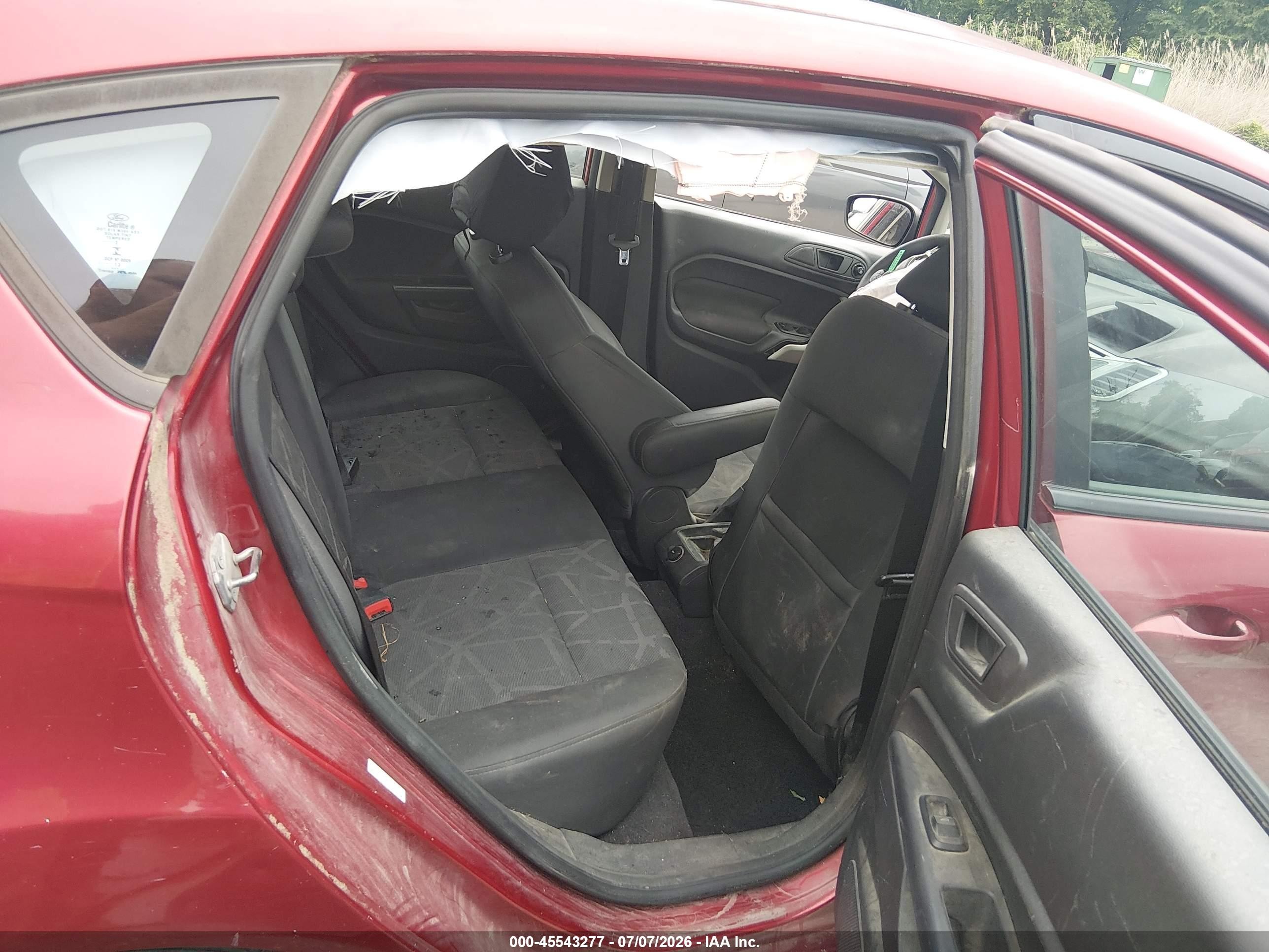 2013 Ford Fiesta Se Red vin: 3FADP4EJ2DM199485