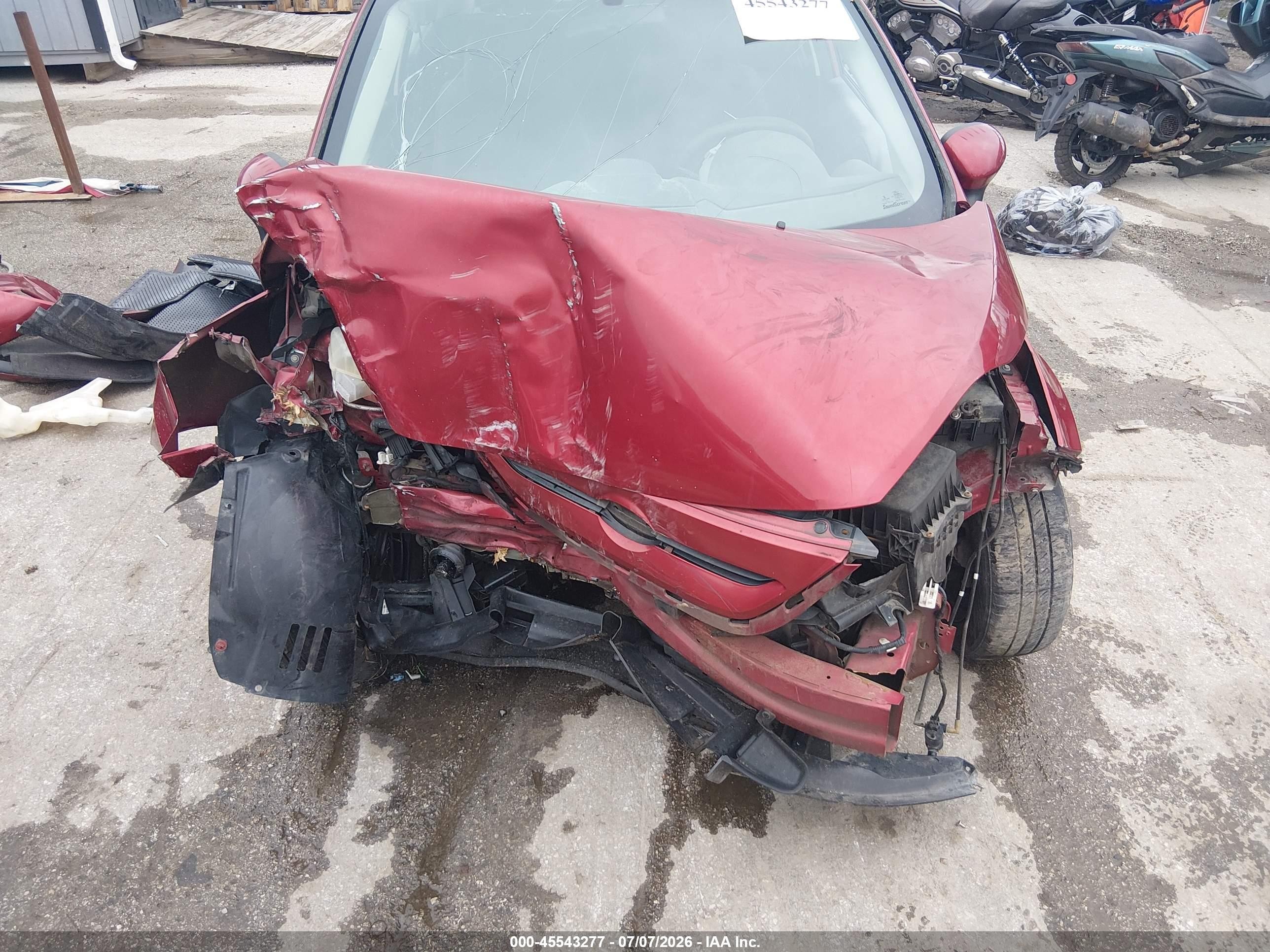 2013 Ford Fiesta Se Red vin: 3FADP4EJ2DM199485