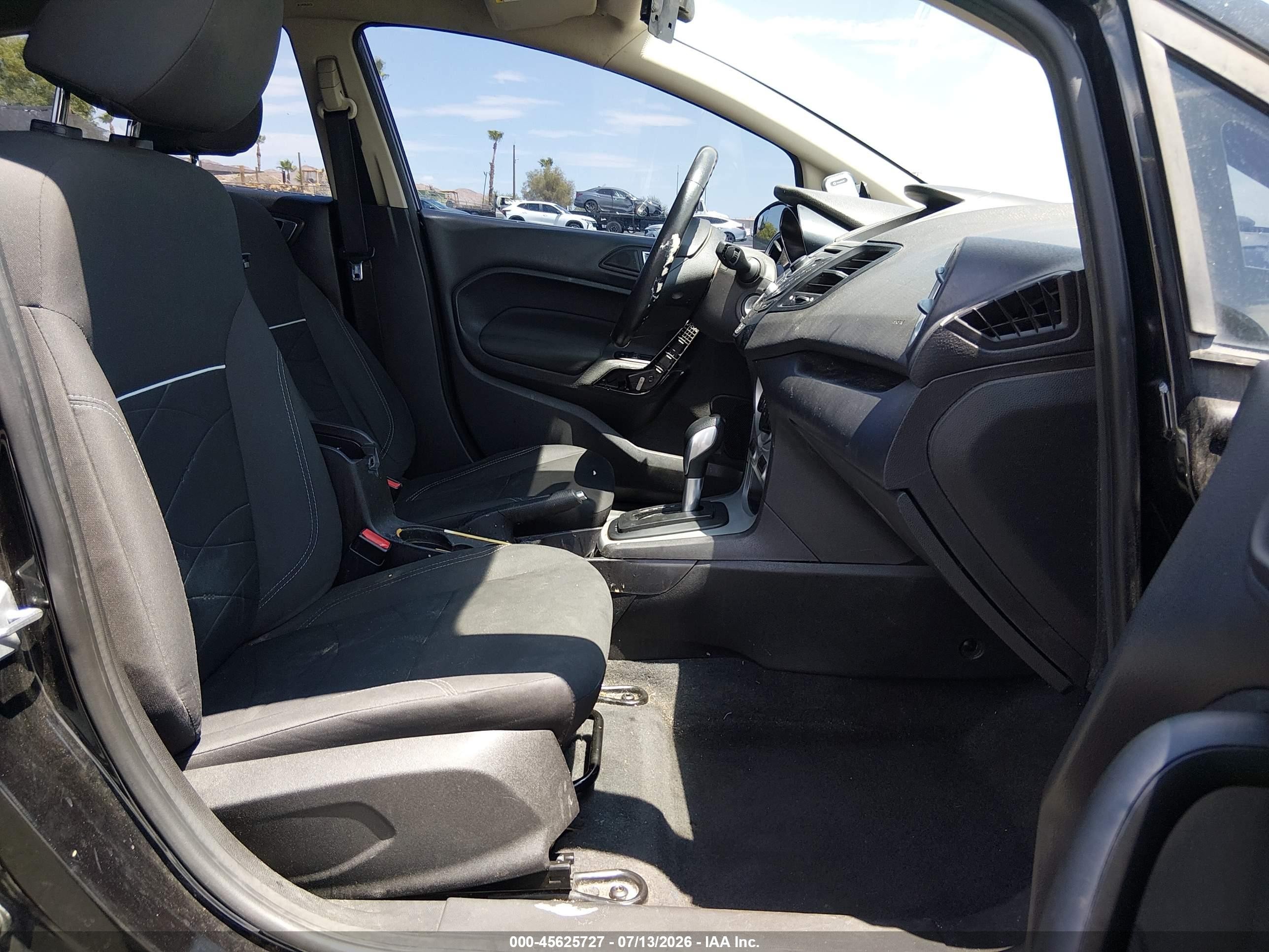 2014 Ford Fiesta Se Black vin: 3FADP4EJ2EM148618