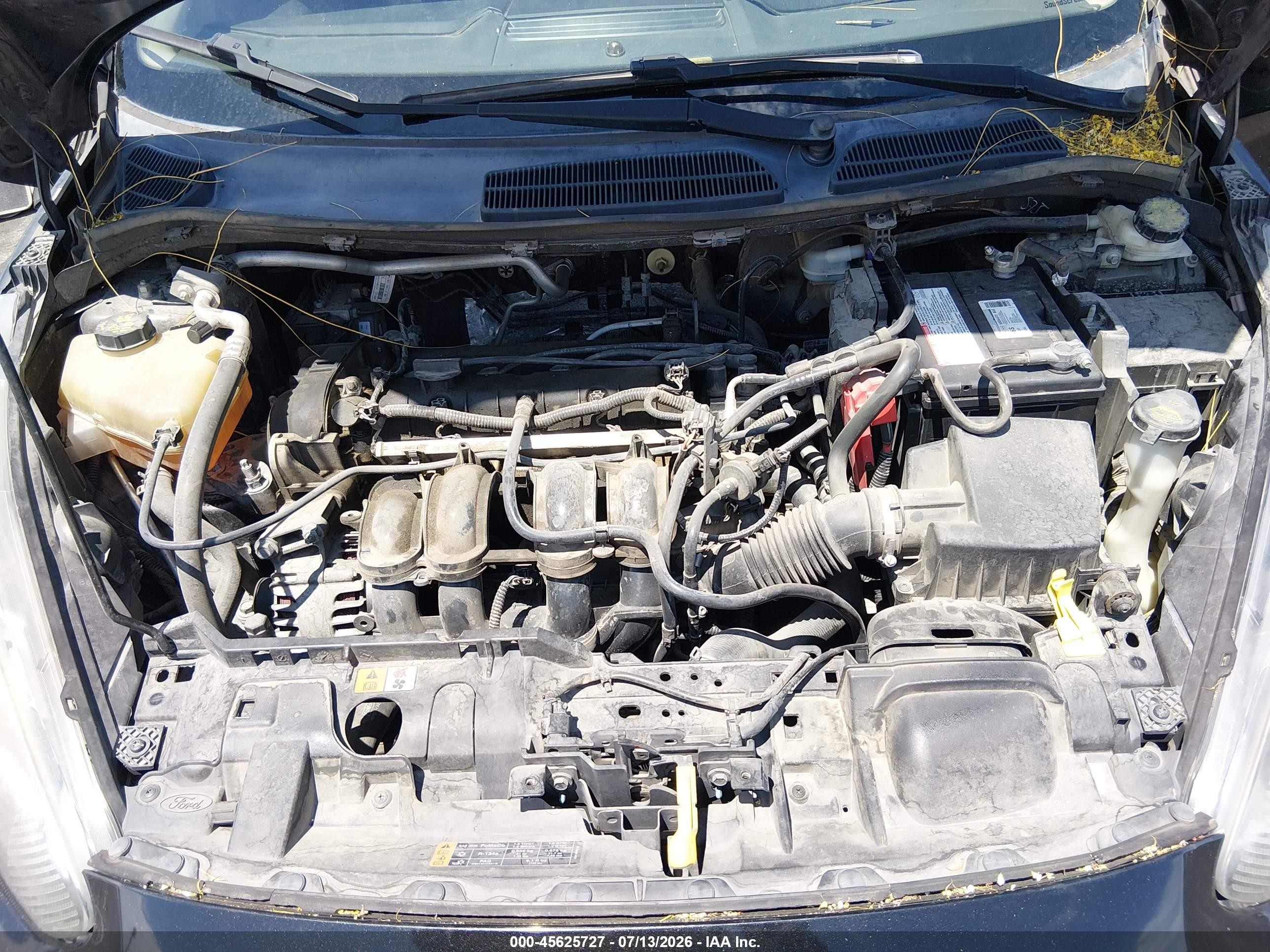2014 Ford Fiesta Se Black vin: 3FADP4EJ2EM148618