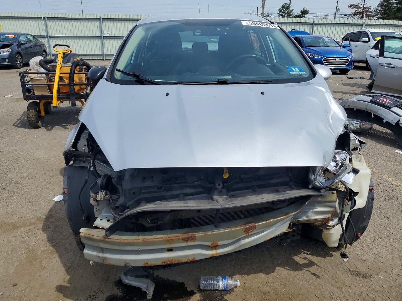 2014 Ford Fiesta Se Silver vin: 3FADP4EJ2EM150496