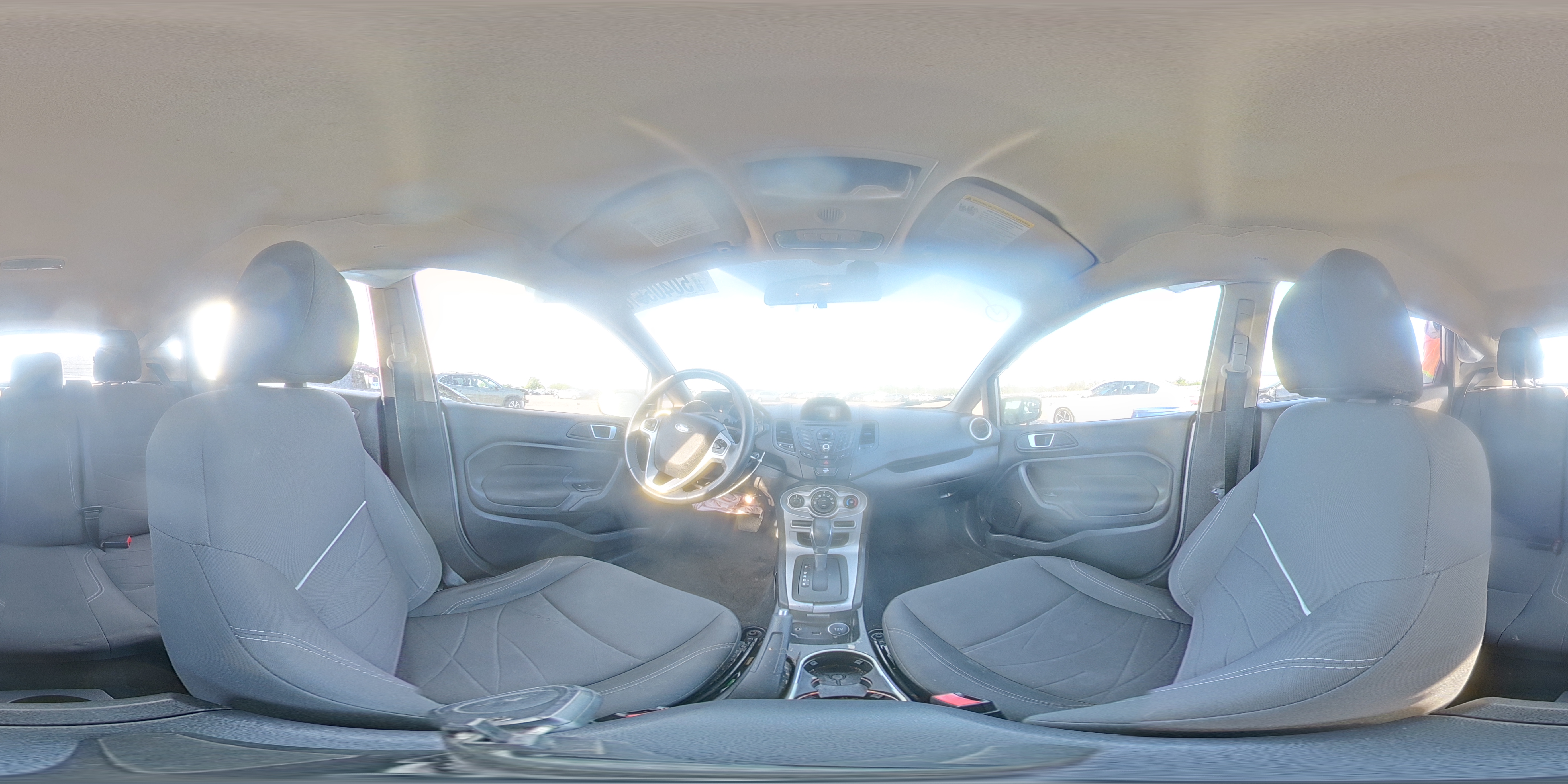 2014 Ford Fiesta Se Silver vin: 3FADP4EJ2EM150496