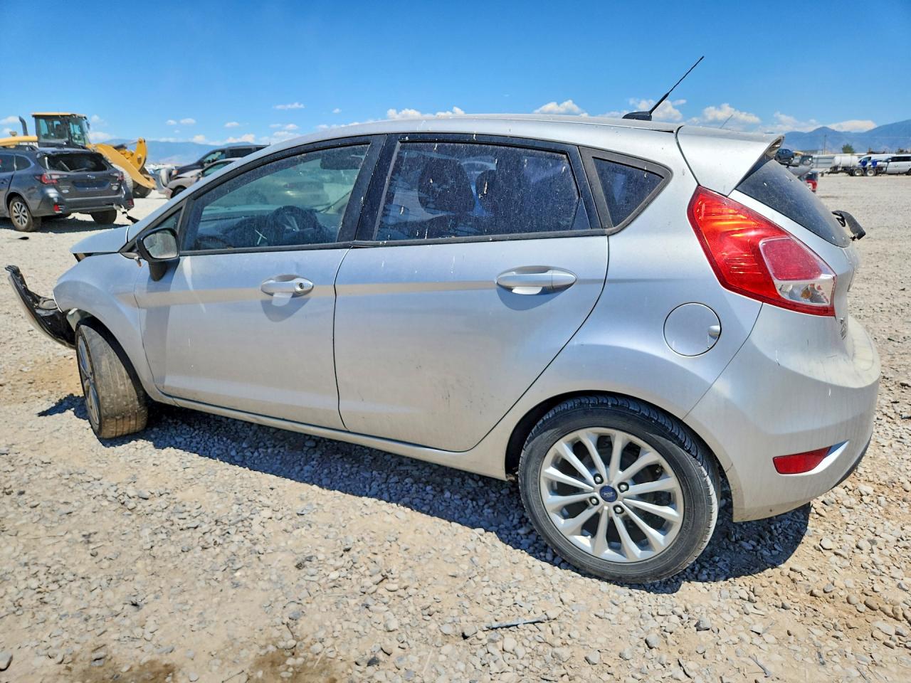 2014 Ford Fiesta Se Silver vin: 3FADP4EJ2EM160302