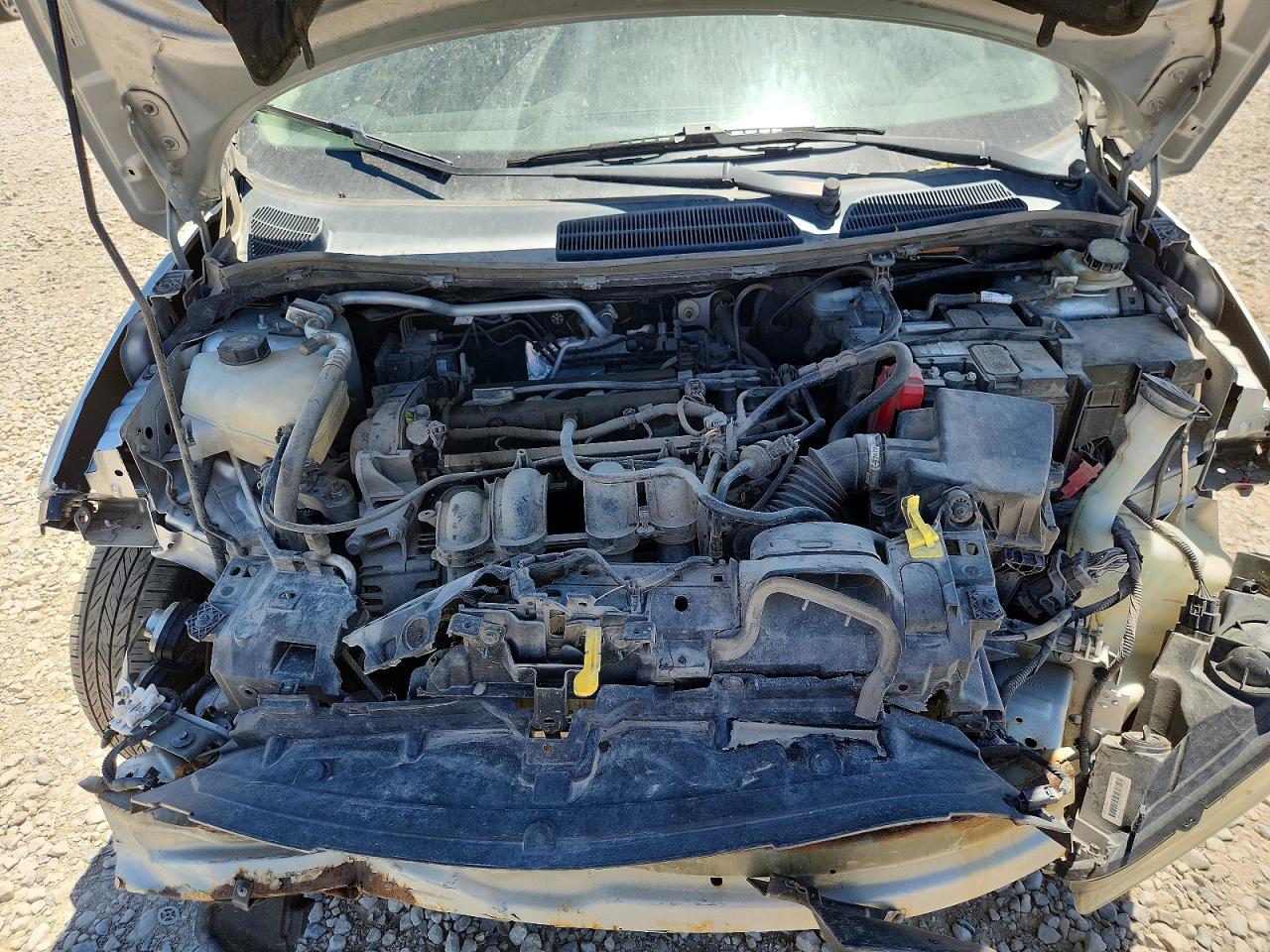 2014 Ford Fiesta Se Silver vin: 3FADP4EJ2EM160302