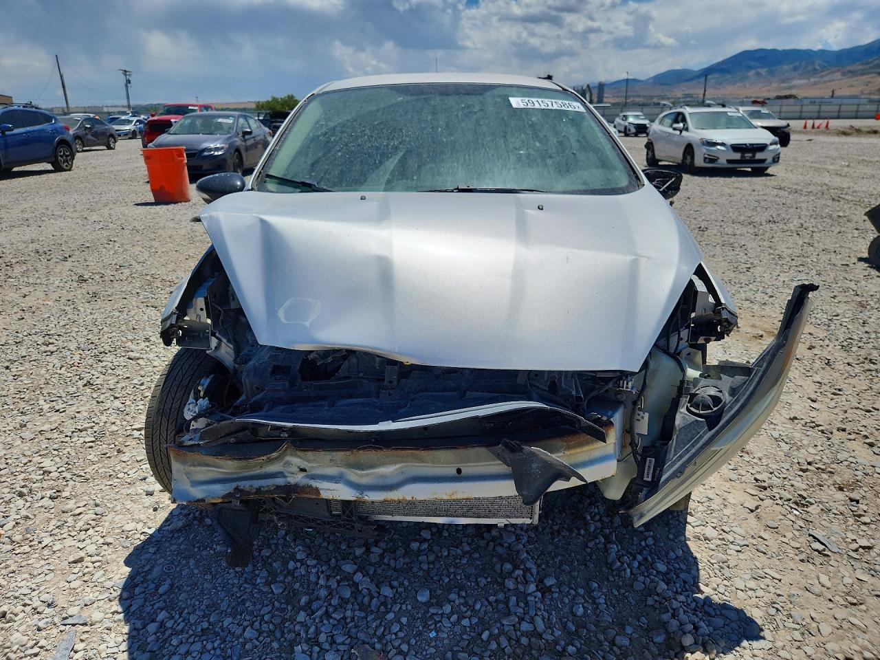 2014 Ford Fiesta Se Silver vin: 3FADP4EJ2EM160302