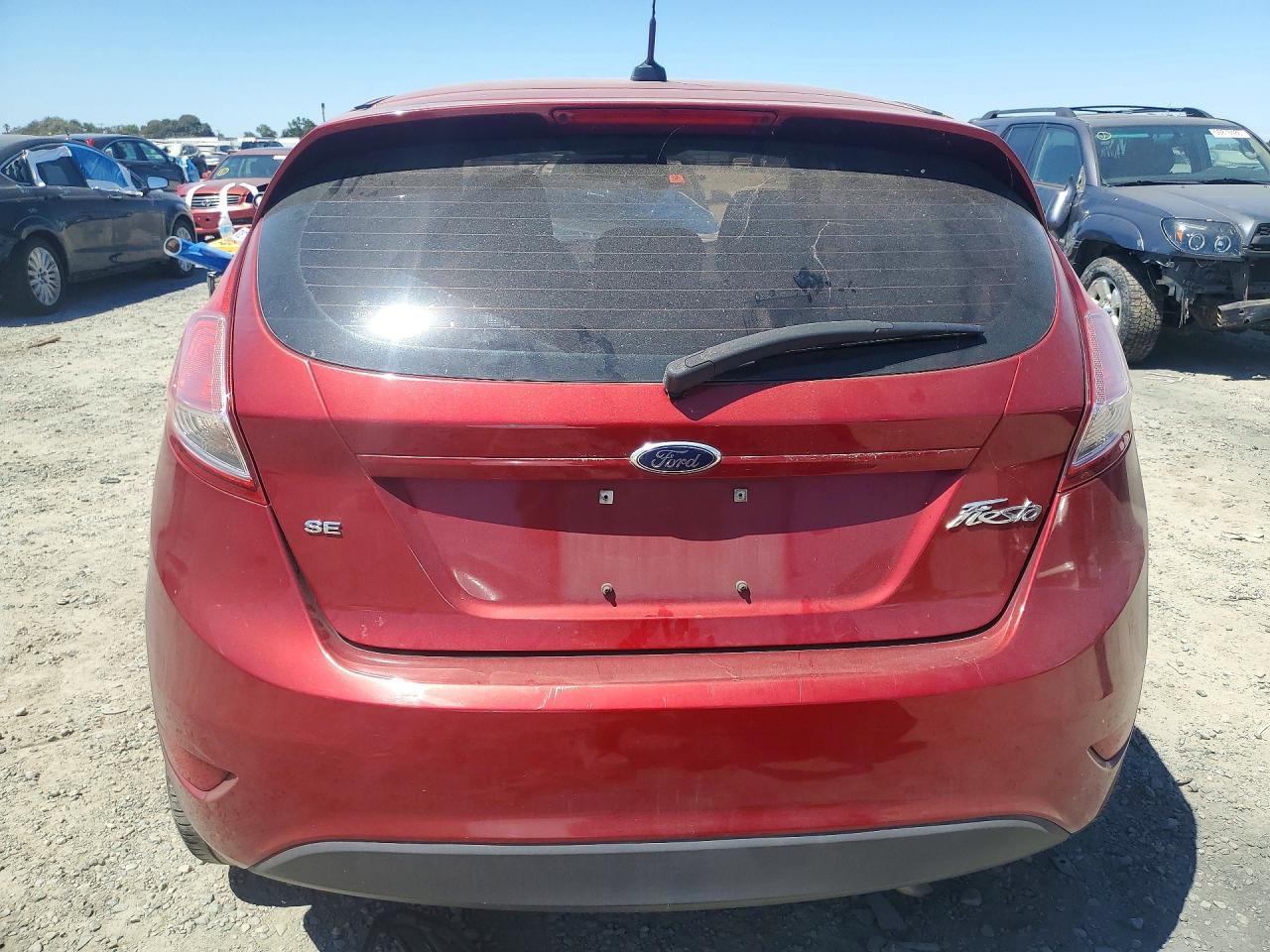 2014 Ford Fiesta Se Red vin: 3FADP4EJ2EM160476