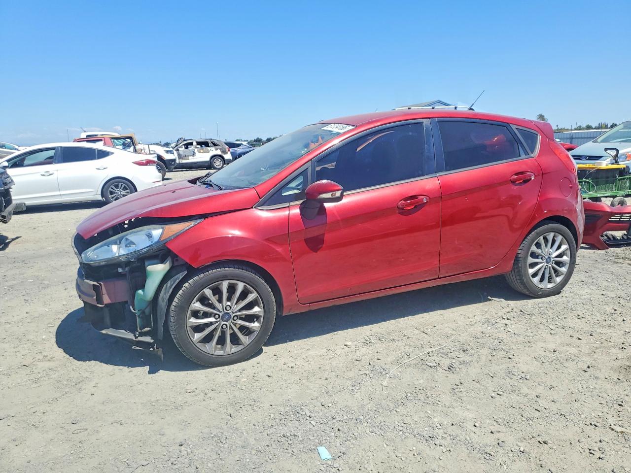 2014 Ford Fiesta Se Red vin: 3FADP4EJ2EM160476