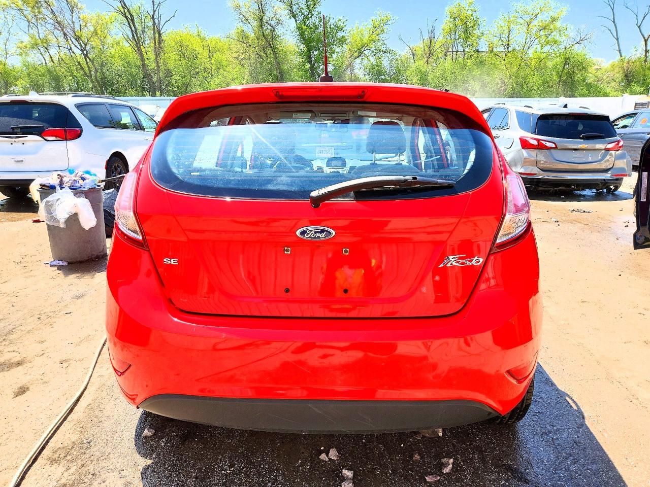 2015 Ford Fiesta Se Red vin: 3FADP4EJ2FM105592