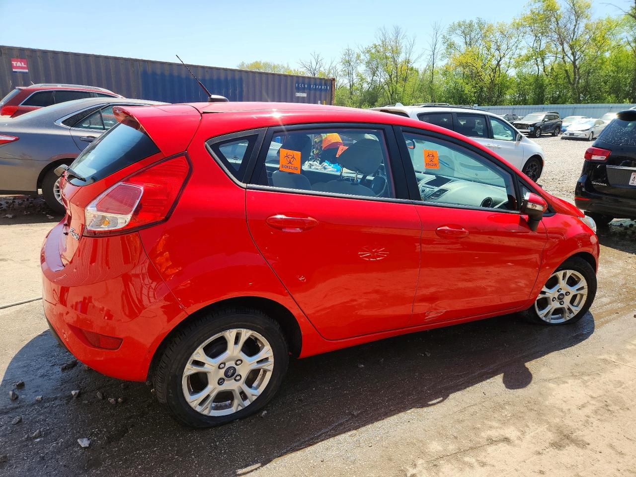 2015 Ford Fiesta Se Red vin: 3FADP4EJ2FM105592