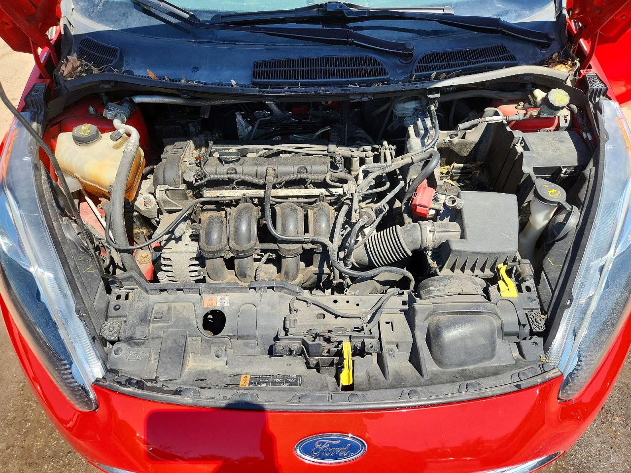 2015 Ford Fiesta Se Red vin: 3FADP4EJ2FM105592